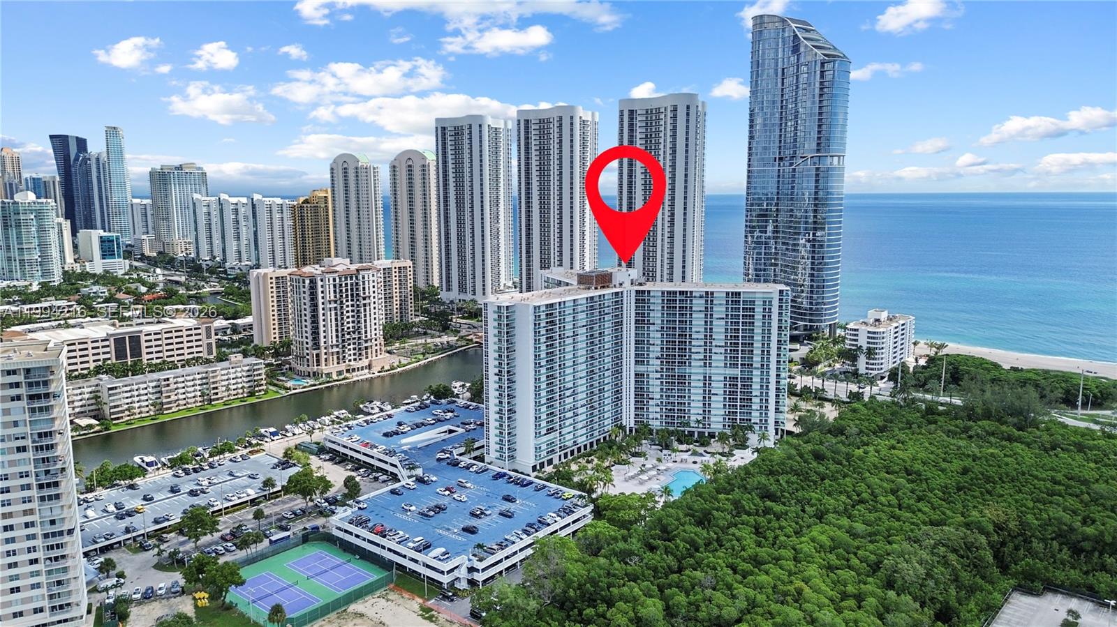 Located directly across from the beach in the highly desirable Arlen House East, this spacious 2-bedroom, 2-bath residence offers over 1,350.Welcome to Arlen House East! Steps away from World Famous Haulover Beach! Relax on your oversized balcony with views of Aventura skyline with glorious sunsets. This unit is in one of the most sought-after lines in the building because of its layout and square footage. Live in as is or design to make it the home of your dreams. Building features new lobby, French Cafe , two state of the art fitness centers and more. Elevator renovations are done complete and will feature new cabs with high end luxury finishes. SEE TODAY & BUY TOMORROW.