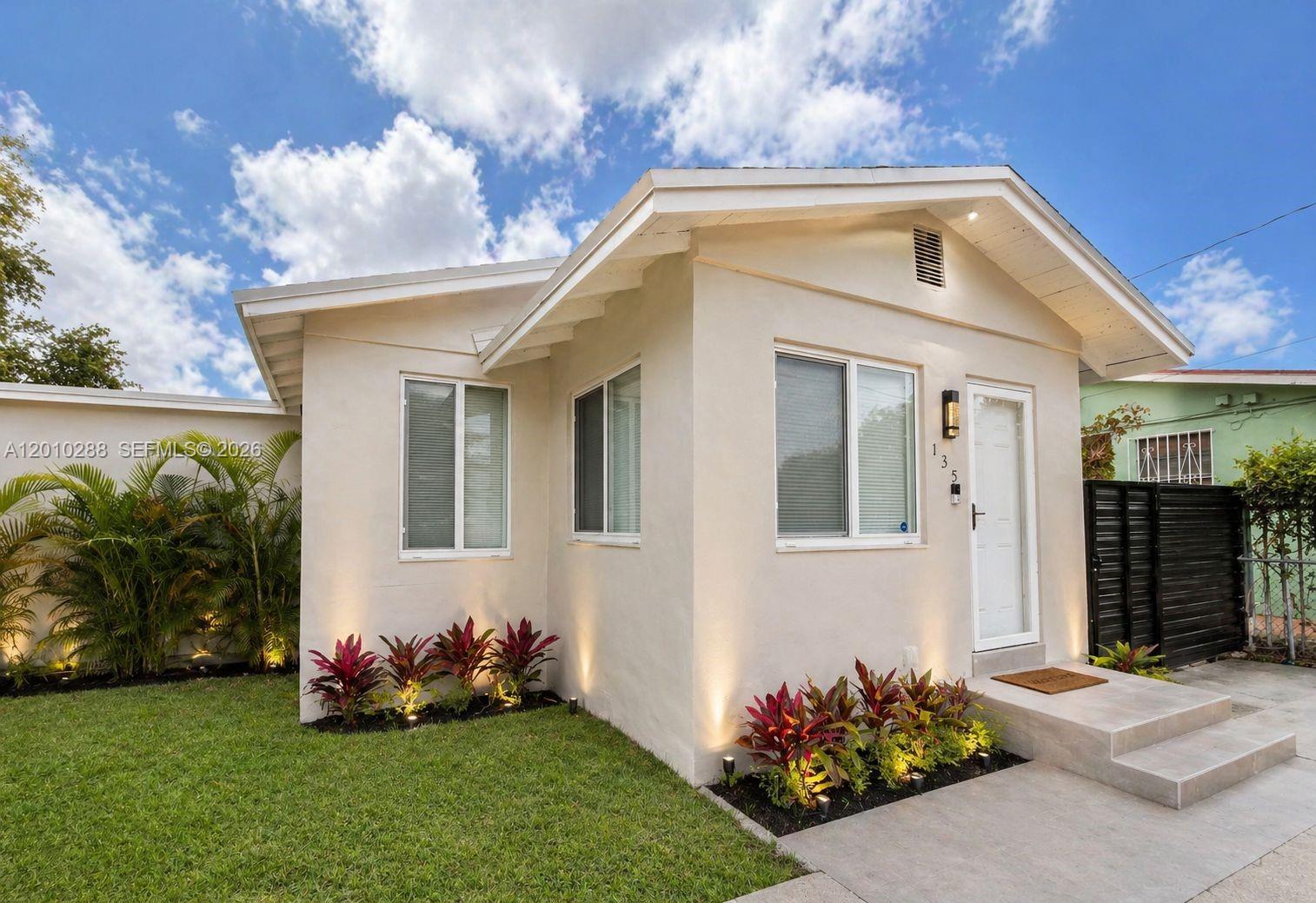 Charming home with a spacious backyard offering endless possibilities. Features two generously sized bedrooms and a third smaller room, perfect for a home office or flex space. The expansive outdoor area invites you to enjoy relaxing afternoons under mature mango trees, with ample room to expand, add a second bathroom, or even create your own private oasis with a jacuzzi. Ideally located in a rapidly growing area with strong appreciation potential, just minutes from shopping, dining, and major conveniences. A fantastic opportunity to customize and make it your own. The photos have been enhanced using AI to showcase the potential possibilities of the property.