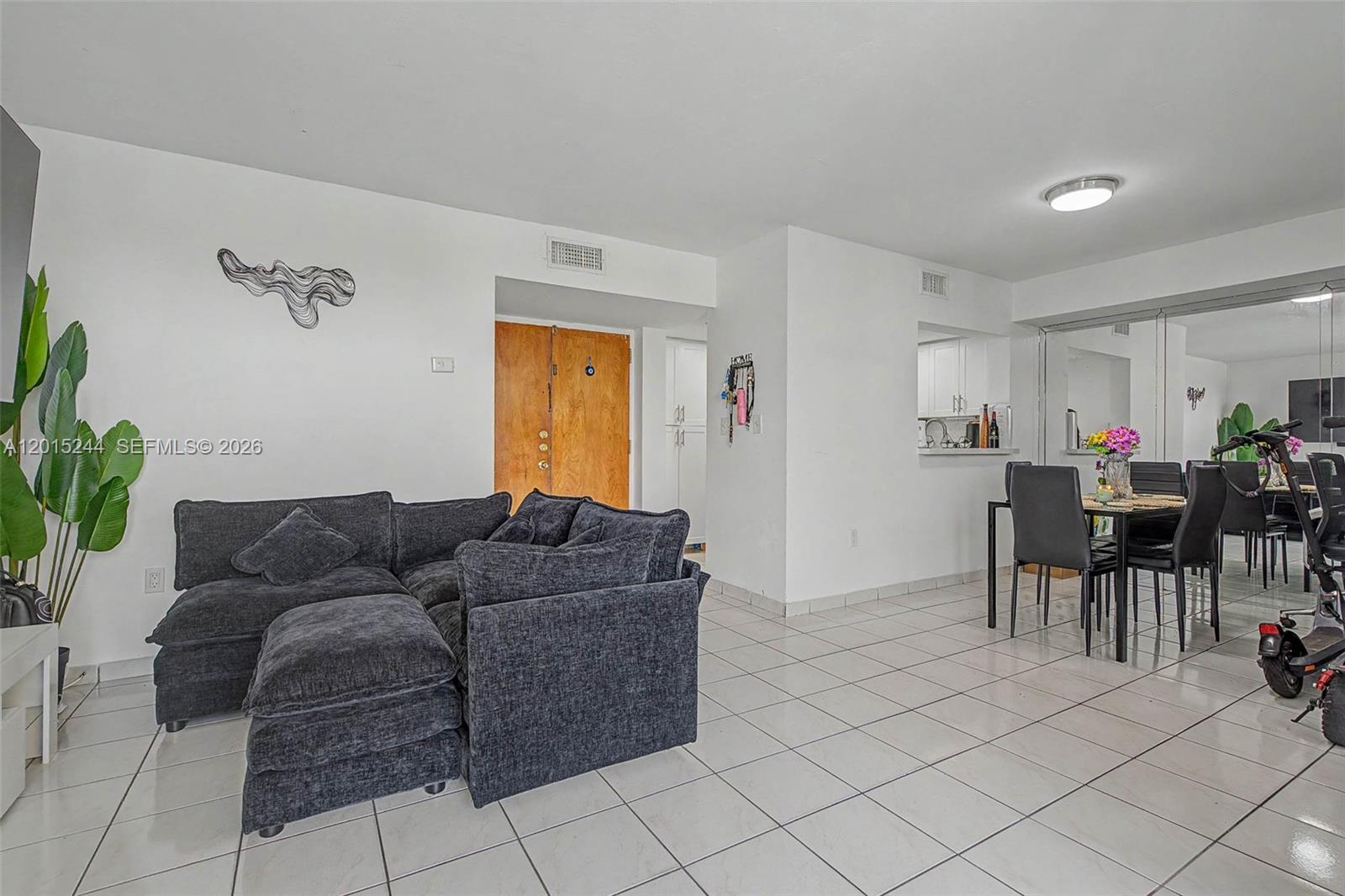 Well-maintained 2BR/2BA condo featuring washer and dryer inside the unit, remodeled kitchen approximately 2 years ago, 1 assigned parking space plus guest parking. Unit is in good condition and offers a comfortable layout ideal for both end-users and investors. Conveniently located near Florida International University, major highways, shopping, and dining. Community is currently undergoing improvements and repairs, adding future value to the property. Current special assessment will be paid in full by seller at closing. Great opportunity with strong rental potential in a central location.