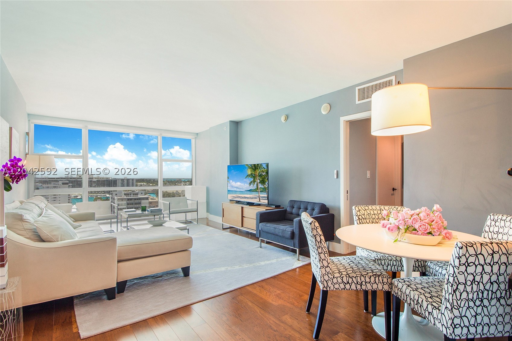 Experience luxury living at Florida’s #1 Wellness Resort with this exquisite 1-bedroom residence at the prestigious Carillon Wellness Resort. Boasting the largest 1-bedroom floor plan, enjoy breathtaking sunset, bay, and city views through floor-to-ceiling windows. Features include electric shades, a walk-in closet, and high-end appliances. Ownership includes 8 Beach Club & Spa memberships and a $200 monthly credit for dining and spa services. Indulge in 70,000 sqft of fitness and spa facilities, 70+ weekly fitness classes, 4 pools, a beach club, and dining options, all with exceptional service.