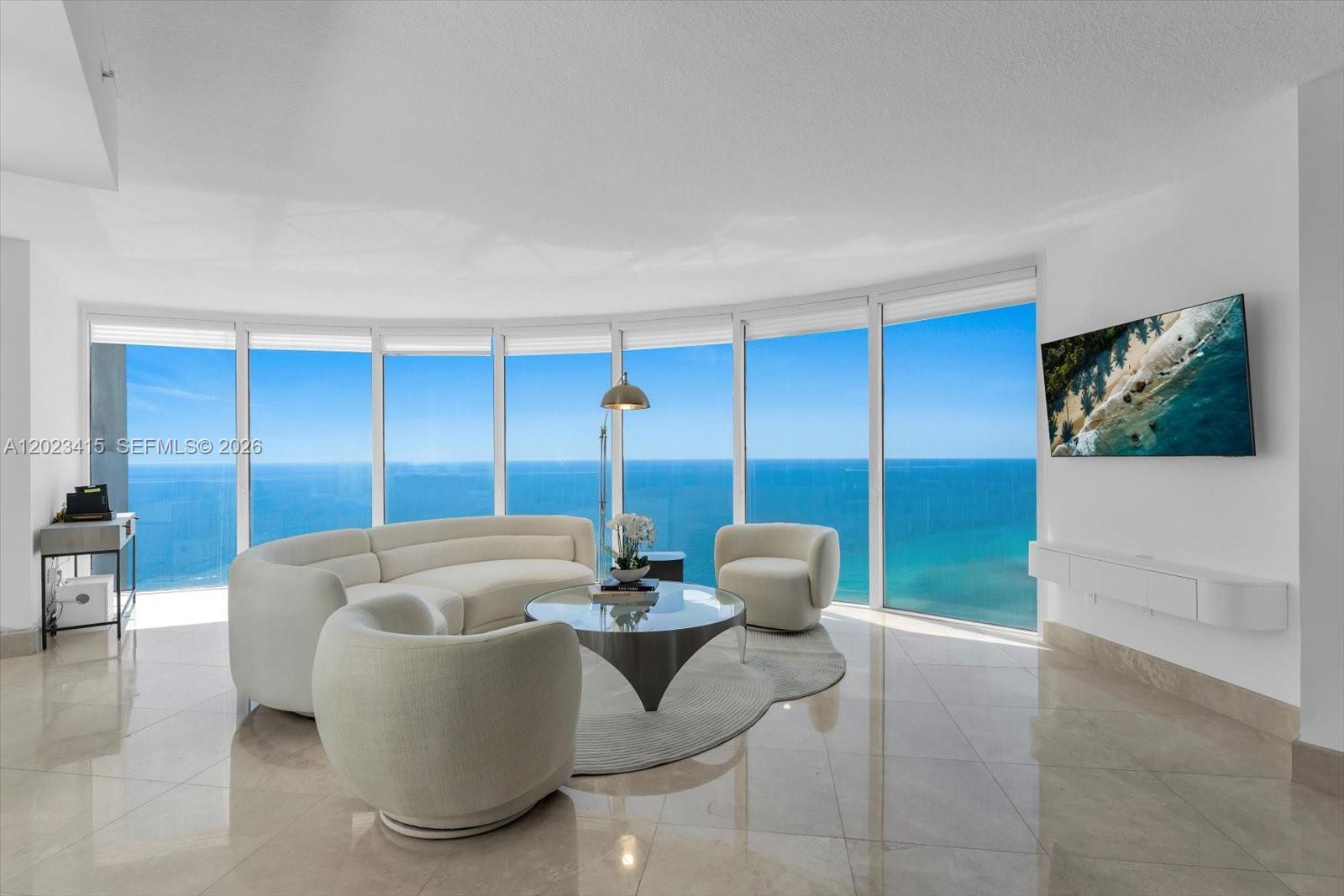 Experience a truly one-of-a-kind sky residence at Pinnacle featuring breathtaking direct ocean and intracoastal views, expansive living spaces, and an extraordinary outdoor entertaining experience rarely found in condominium living. Beautifully renovated with sleek contemporary finishes, this exceptional residence offers floor-to-ceiling glass, spacious bedroom suites, a modern open kitchen, and bright elegant interiors designed to maximize both comfort and views.

The centerpiece of the residence is the spectacular oversized private terrace — an unparalleled outdoor sanctuary in the sky featuring multiple lounge and dining areas with dramatic architectural surroundings and panoramic ocean views. Perfect for entertaining or private relaxation, this unique outdoor living space creates the feeling of a private oceanfront villa while enjoying the convenience of luxury condominium living.

Included in the sale is a private and highly desirable poolside cabana, creating the ultimate resort-style lifestyle experience. The poolside cabana serves as a private extension of the residence ideal for relaxing, entertaining guests, or enjoying effortless days by the pool and beach.

Residents of Pinnacle enjoy five-star amenities including beach and pool service, fitness center, spa, tennis courts, concierge, valet, and luxury oceanfront living in the heart of Sunny Isles Beach.