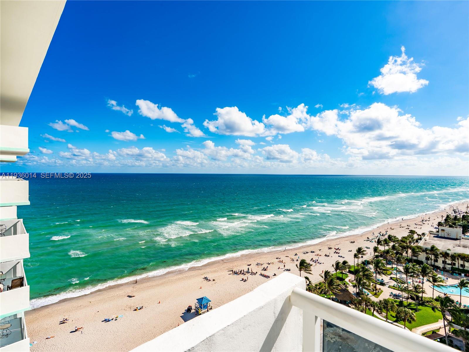 Experience stunning, unobstructed ocean views from this spacious 2-bedroom, 2-bath residence overlooking the Atlantic. Step outside and sink your toes into the sand, or relax by the beachfront pool just moments from your door. This particular unit includes a covered garage space. This building offers exceptional ownership flexibility with 30-day short-term rentals permitted—ideal for enjoying the home when you’re here and generating income when you’re away. A rare opportunity to secure true direct ocean views at this price point in highly desirable Hollywood Beach.