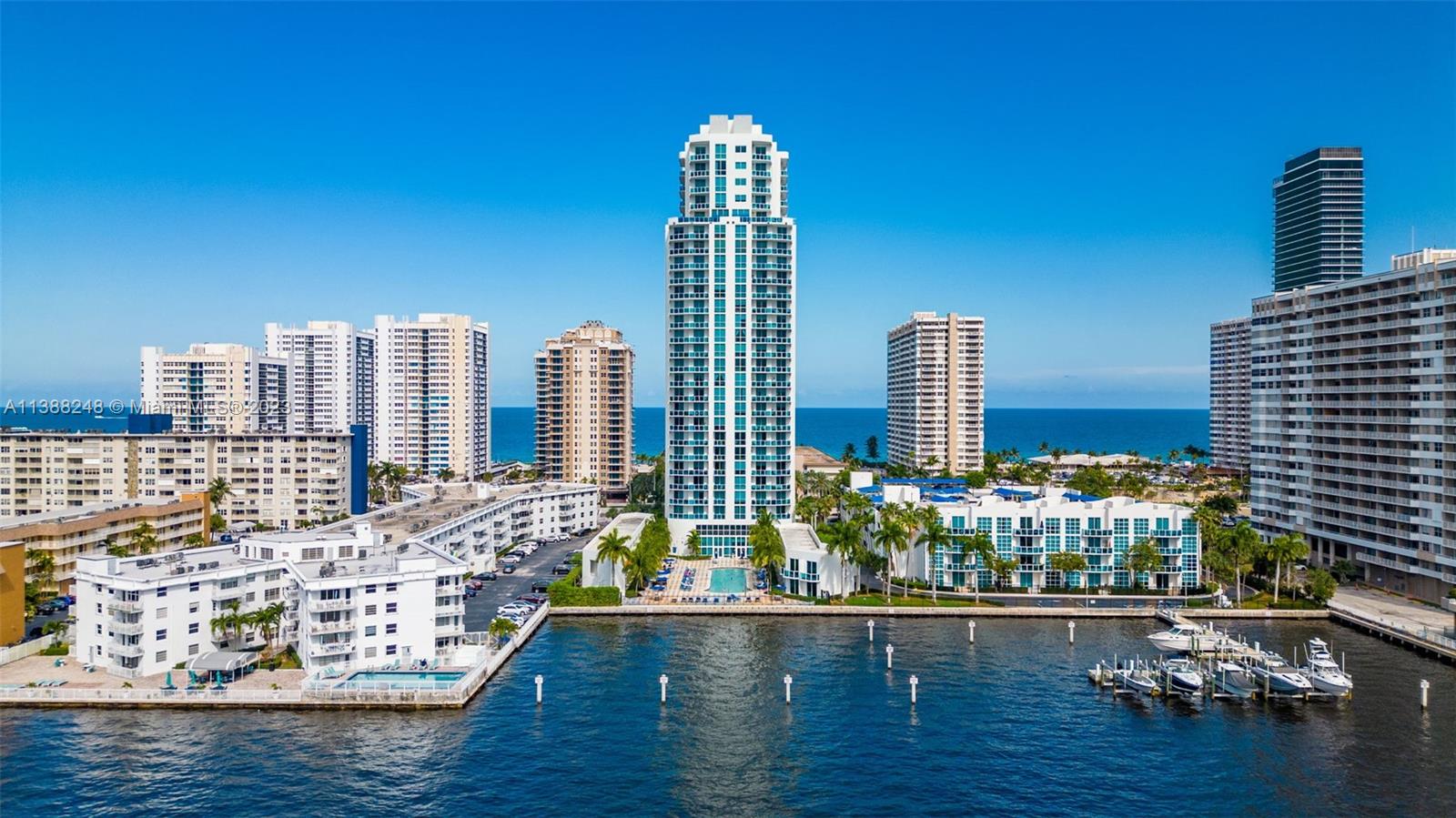 Live the Luxury Life! Here is an incredible 2 bedroom, 2.5 bathroom condo located at the Ocean Marine Yacht Club. This fantastic unit has been fully renovated from top to bottom with no expenses spared. Boasting all new kitchen appliances, high-end quartz waterfall island, en-suite bathrooms in both bedrooms, dual sinks, shower and tub, custom built-out walk in closets, all new flooring throughout and much more. Enjoy amazing views of both the ocean and the intracoastal from your spacious balcony. This building has tons of amenities for you to enjoy including a gym, pool, billiards room and more! Directly across the street from the beach. Don't miss out on this amazing opportunity. Contact us today to book your viewing!