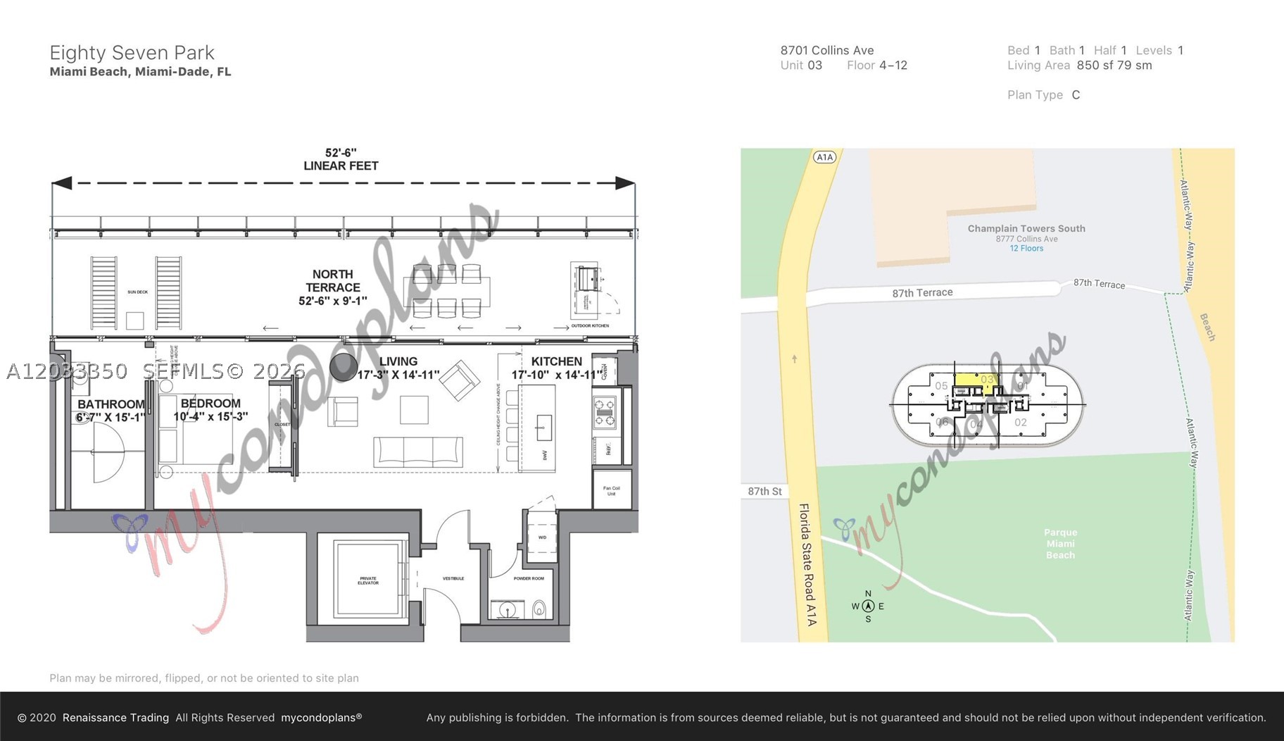 8701 COLLINS AVE CONDO - Residential