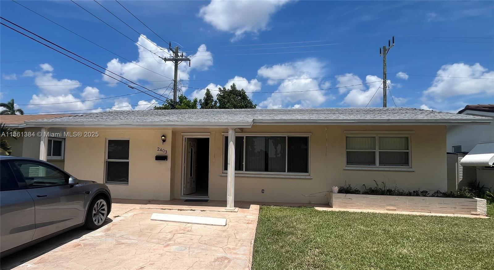 This home is vacated by the seller for quick sale  this  unfurnished 3-bedroom, 1-bath property is ready to show with just 24 hours’ notice. Featuring a washer and dryer, a newer roof only 2 years old, and plenty of natural light, this home is perfect for comfortable living. Conveniently located just 3 blocks from a beautiful park, with easy access to I-95 and the Florida Turnpike, you’ll also enjoy being only about 4 miles from the beach. Whether you’re a first-time buyer or looking for a great investment, this is the perfect starter home!