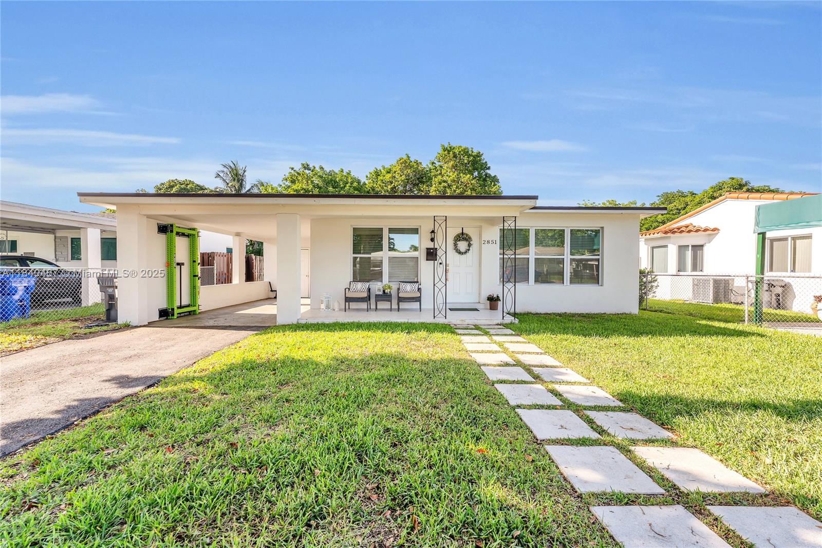 Rare opportunity! This 3-bed, 2-bath home sits on a large lot and is zoned for multi-family use (RM-12)—ideal for investors or buyers seeking future income potential. Located in a quiet neighborhood near I-95 and the Hollywood beaches, this property combines flexibility with location.

The kitchen is a standout feature with brand-new cabinets, quartz countertops, a center island, and stainless steel appliances including a dishwasher, built-in microwave, and hood. The primary bedroom includes its own private ensuite with a stand-up shower, while the guest bathroom offers a full tub.

Recent upgrades include a new roof (2024), new laminate flooring (2024), new washer and dryer, and recessed lighting throughout. The property offers a large backyard with mature fruit trees and plenty of untouched space—perfect for adding a pool, expanding, or creating additional living units.

Priced to move—submit your offers!