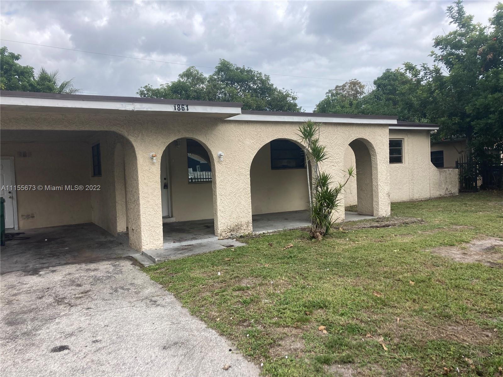 Check out this 4 bed 2 bath home with a carport and a fenced in lot. These homes are rarely available and you don't want to miss this opportunity to get this home..