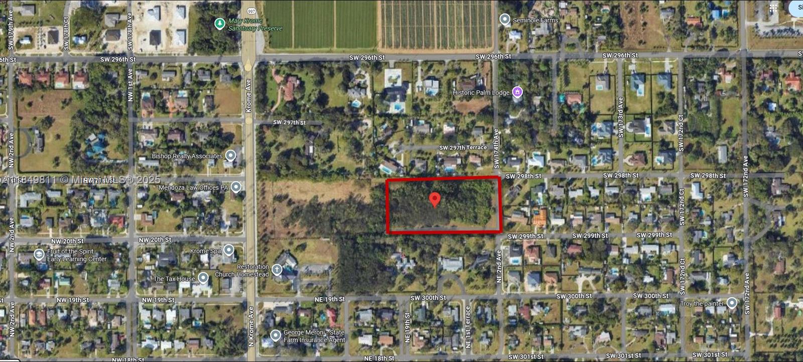 Land For Sale - 5 ACres for Development Opportunity.
Zoning : EU-M Estates Modified - Single Family Residential . Potential Rezoning . Eligible for rezoning to RU-1 - Doubling Potrntial Density. Perfect for developers or investors seeking to increase yield through subdivision or rezoning. Near Krome and SW 296 Street.