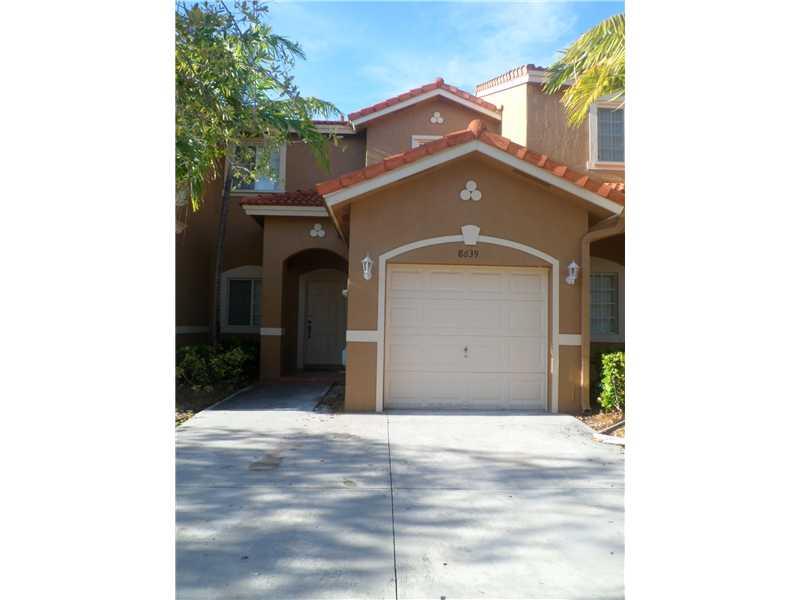 Beautiful two stoy townhouse, 2 bedroom, 2.5 bath. 1 car garage, tile first floor, laminated 2nd floor. Amenities include: pool  and playground area. *Pets are not allowed*.