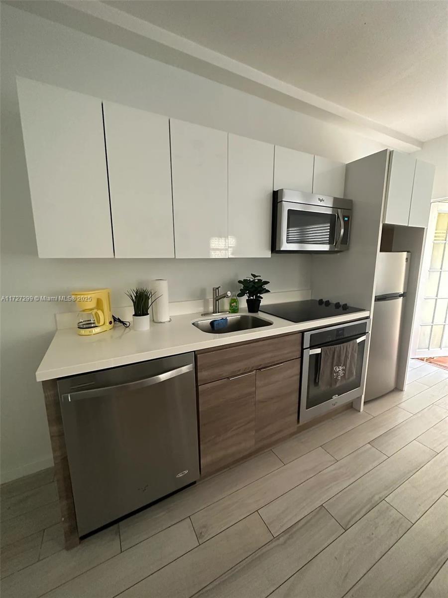 Experience one of South Beach's premier condo conversions, completed in 2015. This stunning property is ideally located just steps from Lincoln Road, putting you right in the heart of Miami Beach’s vibrant energy. With South Beach's top attractions and activities at your doorstep, you'll be immersed in the excitement and beauty of this iconic destination. Don’t miss your chance to own a piece of Miami Beach’s best. W/D in the unit, wifi included in HOA fees. Tenant occupied, 24 hrs notice.