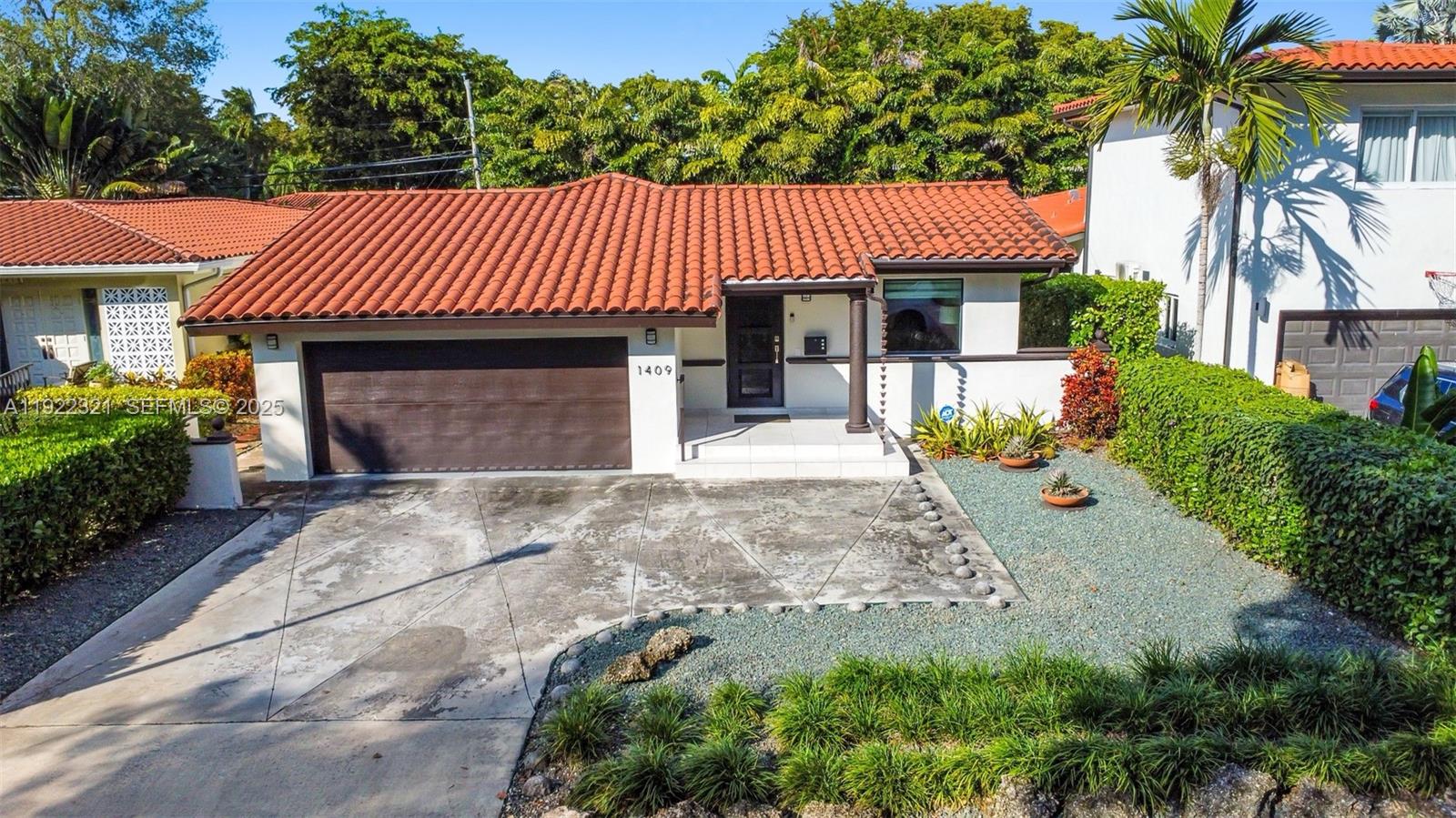 Beautifully remodeled 3-bed, 2-bath home in the heart of Coral Gables! This charming residence offers 1,650 sq ft of bright, comfortable living with refurbished wood floors, a remodeled kitchen with modern finishes, and updated bathrooms done with great taste. The spacious living and dining areas flow seamlessly, creating an ideal layout for everyday living and entertaining.

Impact windows throughout provide peace of mind, while the remodeled garage offers improved functionality, storage, and versatility. A two-car garage with electric car charger already installed plus driveway parking for at least two more vehicles adds excellent convenience. Window treatments are installed throughout the home.

Step outside to a private backyard with plenty of room to relax, garden, or personalize as your outdoor oasis. Situated on a 6,000 sq ft lot, this property is located just minutes from the best of Coral Gables—shops, dining, parks, and top-rated schools.

This move-in-ready home blends timeless Gables charm with thoughtful updates, offering comfort, style, and an unbeatable location.