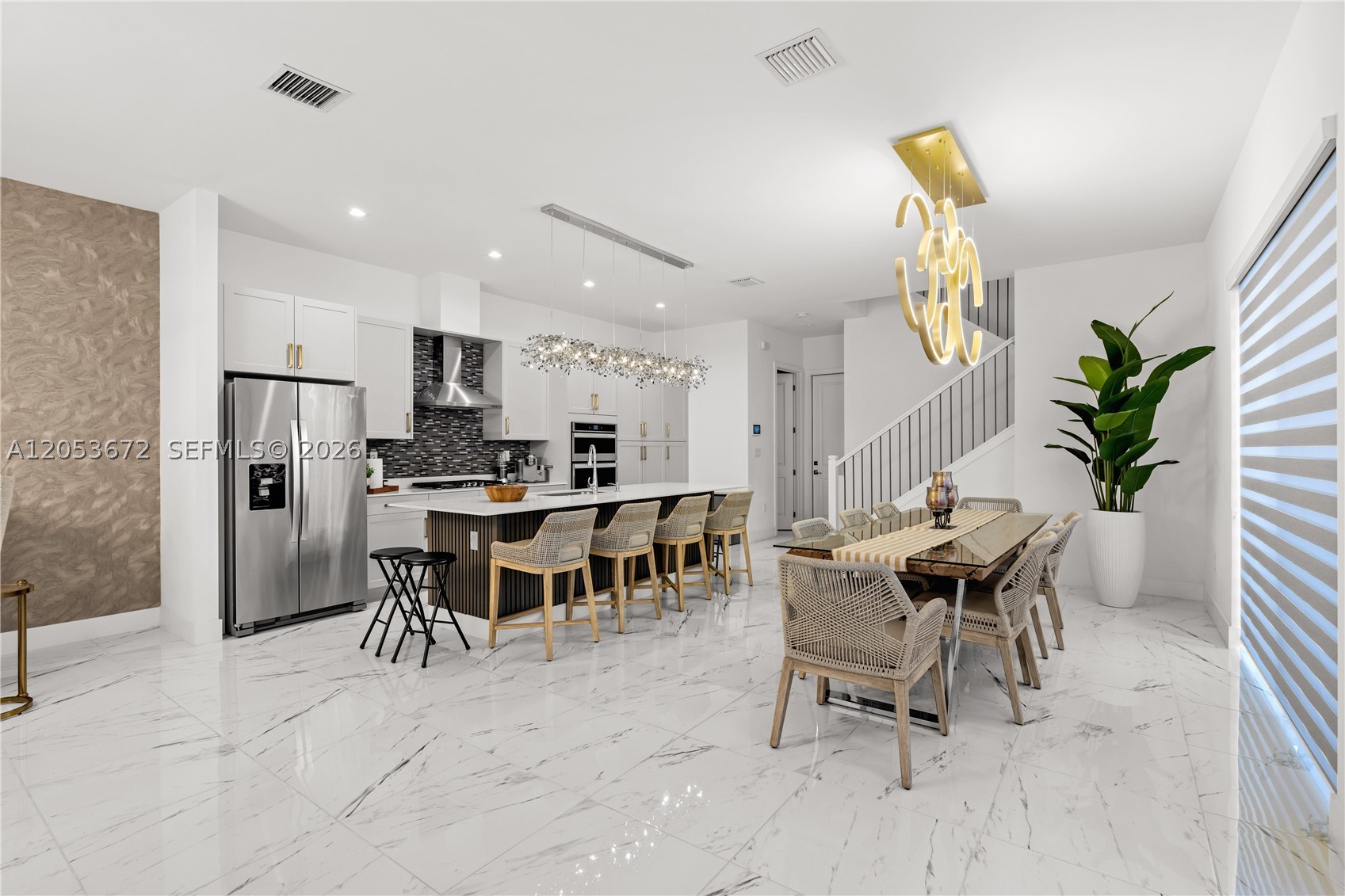 Exceptional fully furnished 3BR/2.5 BA single-family home with a 2-car garage in sought-after Canarias at Downtown Doral. Prime location near MIA, top schools, highways, dining, and entertainment. Enjoy resort-style amenities 40,000 sqft clubhouse with gym, pool, spa, yoga, indoor court, kid's room, lounge, plus parks, trails, tennis, and events. Home offers open-concept layout, high-ceilings, smart tech, gourmet kitchen, and luxe master suite. Urban living with a suburban feel in one of Doral's most desirable communities. Available fully furnished for annual lease and also offered as a seasonal rental.