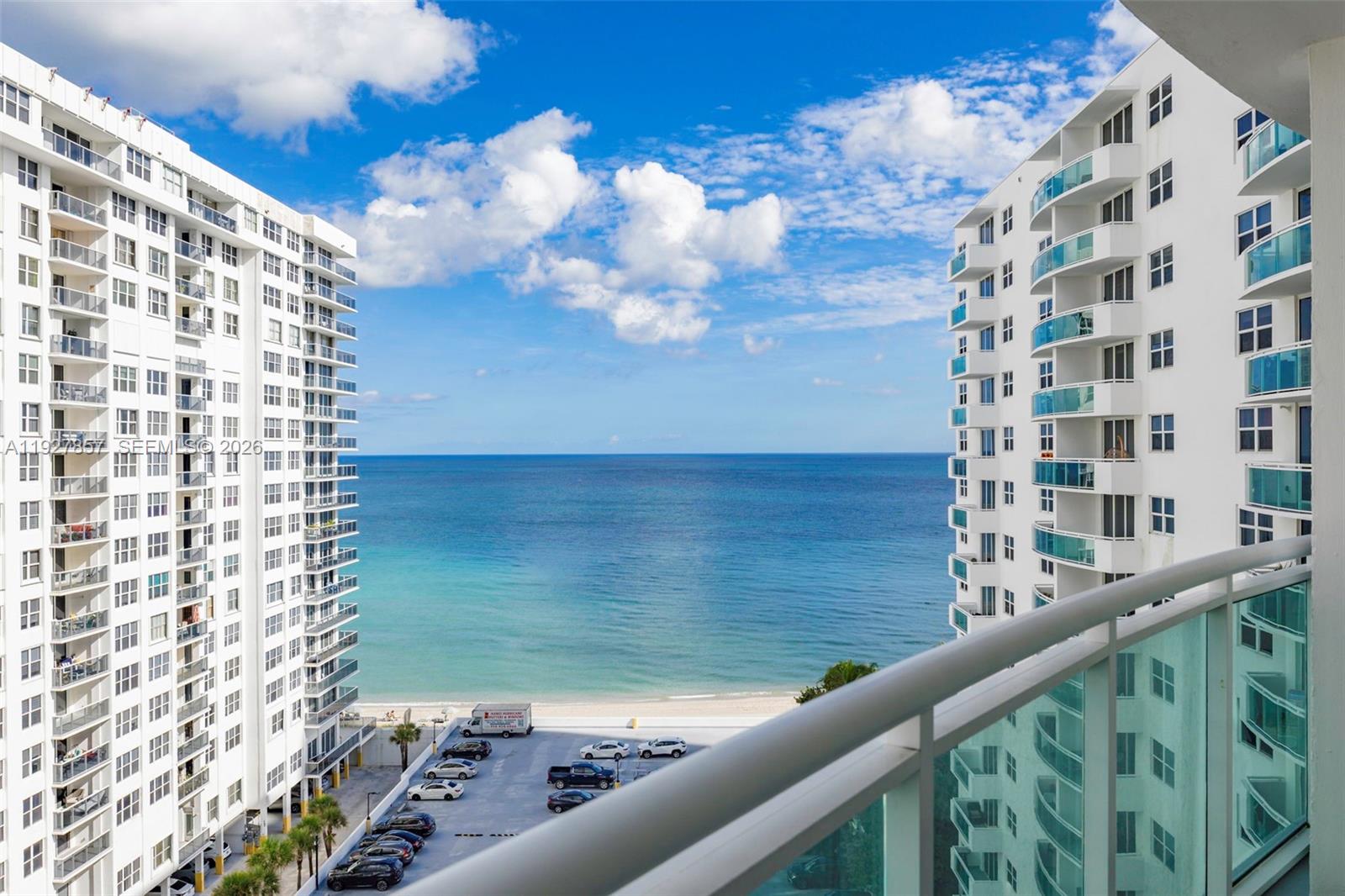 Experience oceanfront living at its finest from this high-floor residence at The Residences on Hollywood Beach. Located steps from the sand, this home offers an open layout filled with natural light. Resort amenities include a beachfront pool, cabanas, state-of-the-art fitness center, sauna, luxe social lounge, concierge, valet, business center, and on-site security. Perfectly positioned minutes from Hollywood Broad walk, dining, and nightlife.