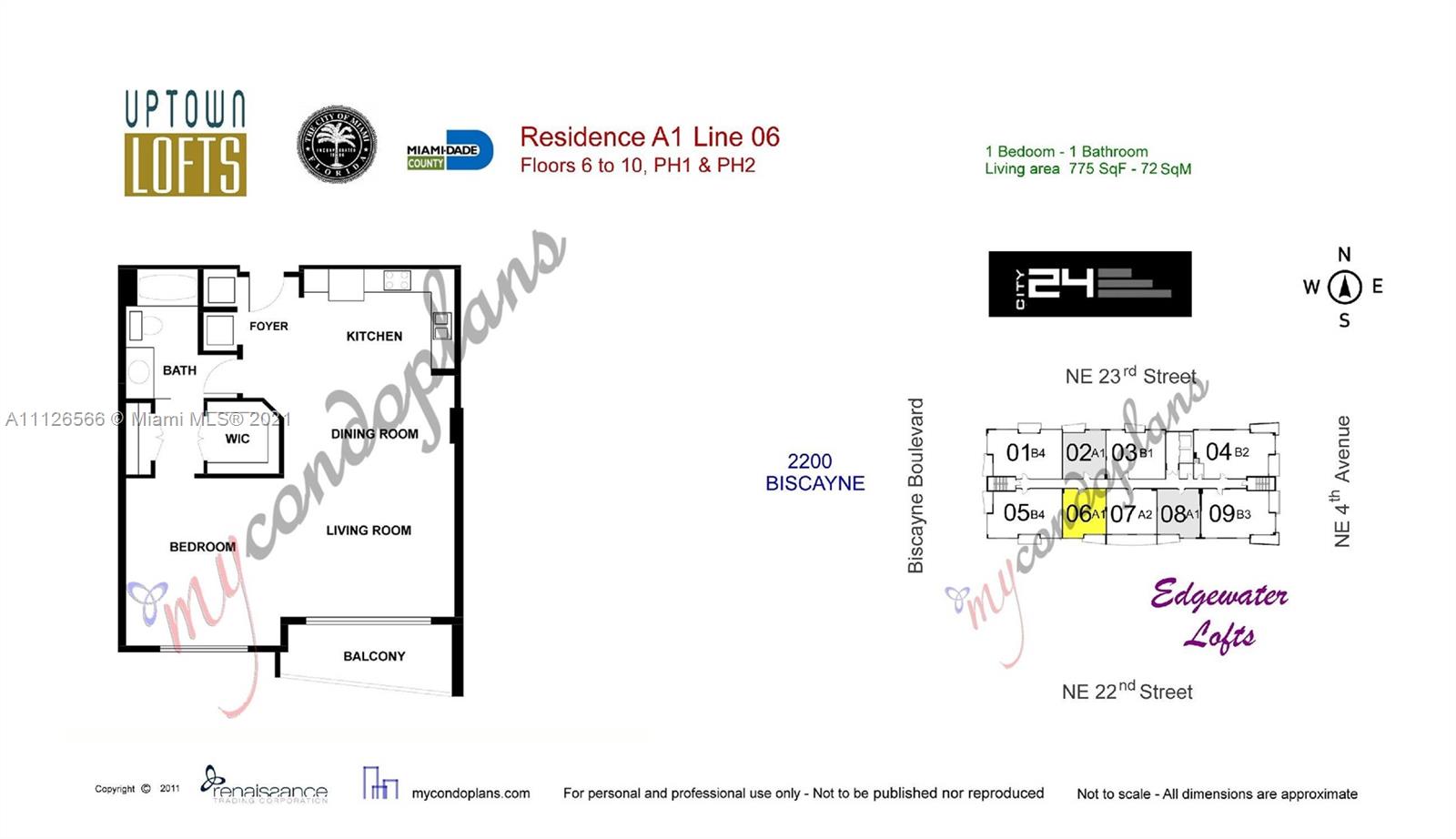 UPTOWN LOFTS CONDO - Residential Lease