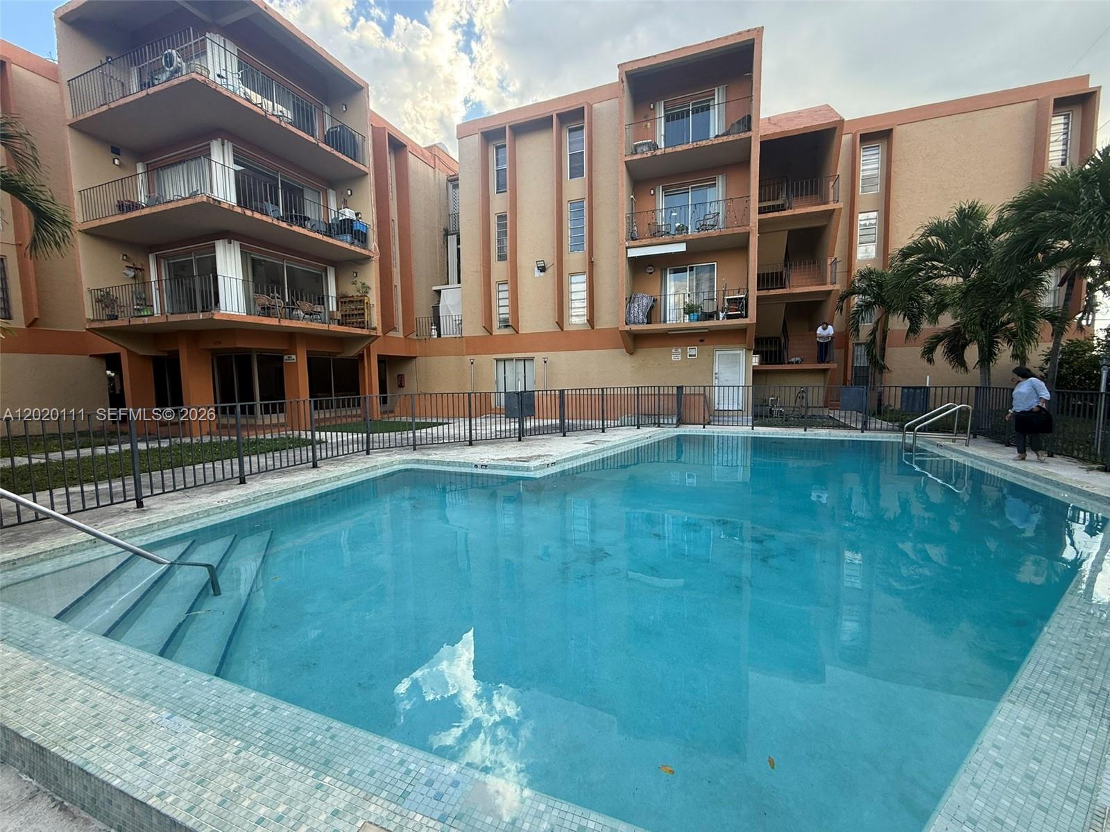 Beautifully located in the heart of Hialeah, this updated corner unit offers 3 spacious bedrooms and 2 bathrooms, plus two private balconies — one off the family room and another in the primary bedroom. The building features elevator access for added convenience, while the community amenities include a pool, two assigned parking spaces, and a pet- and investor-friendly environment. Conveniently located near shopping, dining, schools, and major highways, this property is a perfect place to call home or an excellent investment opportunity!