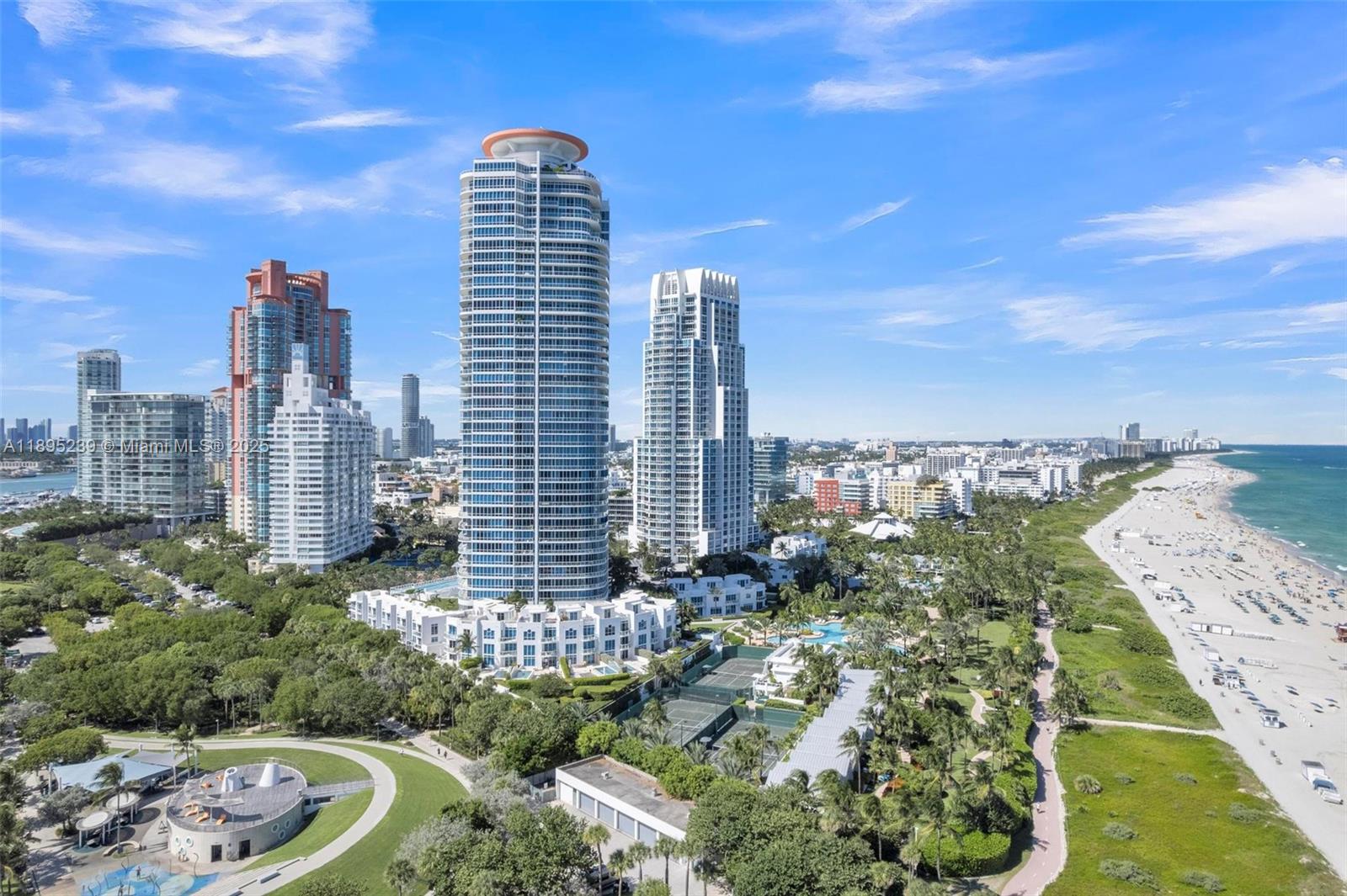 Experience luxury living in this exquisite 1,897 sq ft 2-bedroom, 2-baths residence on the prestigious Continuum on South Beach. A private elevator opens into a refined foyer, leading to designed living room & bar area that offer both separation & comfort. The kitchen boasts granite countertops with high-end appliances, & sophisticated finishes throughout. Each bedroom features its own en-suite bathroom & generous closet space, while floor-to-ceiling windows showcase an abundance of natural light, creating a warm and inviting atmosphere. Residents have access to unparalleled amenities, including resort-style pools, a state-of-the-art fitness center, full-service spa, tennis courts, concierge services, and direct beach access—all in the heart of Miami’s sought-after South of Fifth enclave.