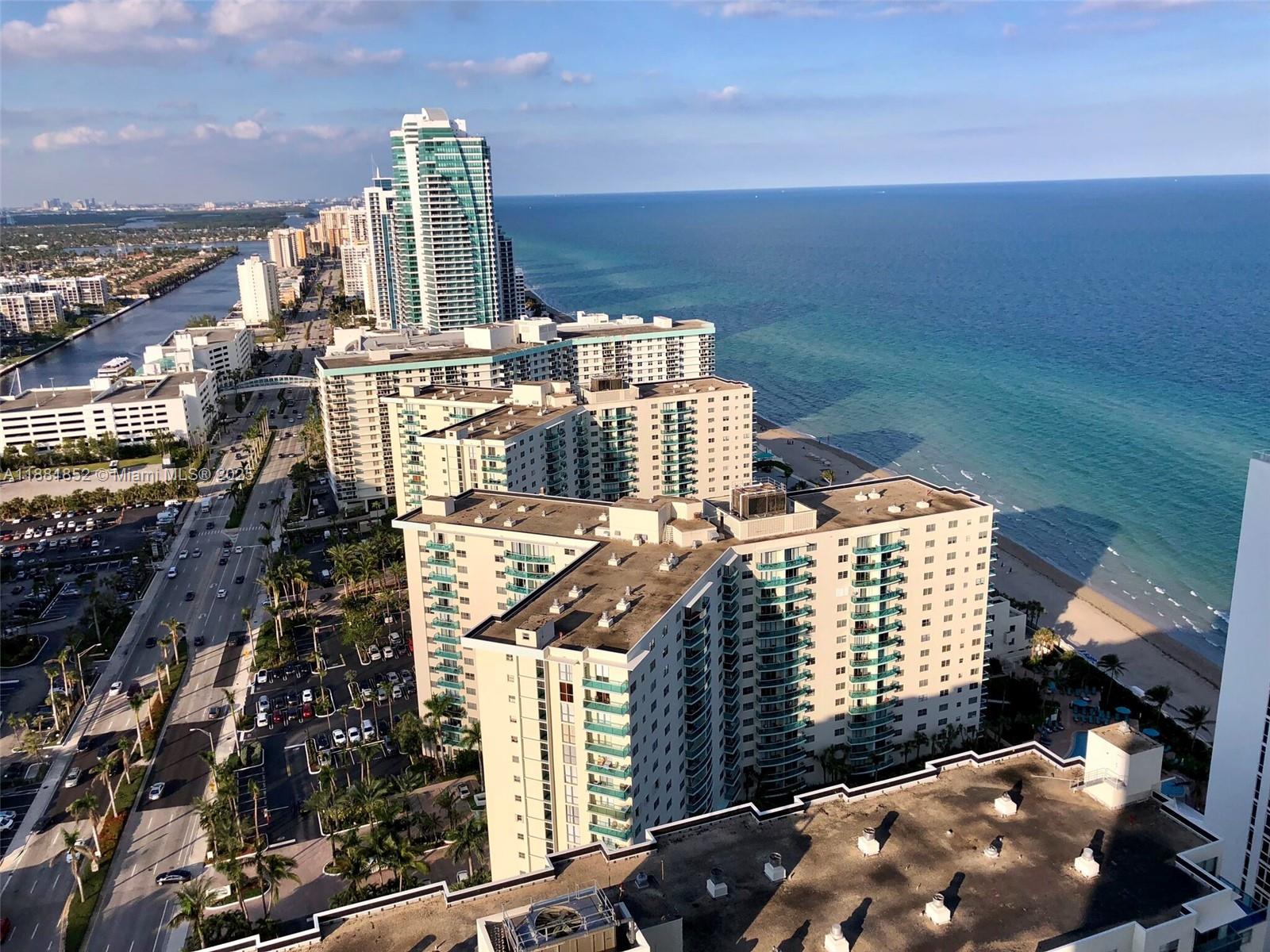SPECTACULAR OPPORTUNITY TO OWN THIS RESIDENCE AT HYDE BEACH RESORT FEATURING ONE BEDROOM ONE BATH WITH AMAZING OCEAN VIEWS!! TOP OF THE LINE APPLIANCES, NICE BALCONY, AND MORE! BUILDING  FULLY FURNISHED AND EQUIPED WITH GREAT AMENITIES SUCH AS FITNESS CENTER, POOL, SPA, RESTAURANT, MORE