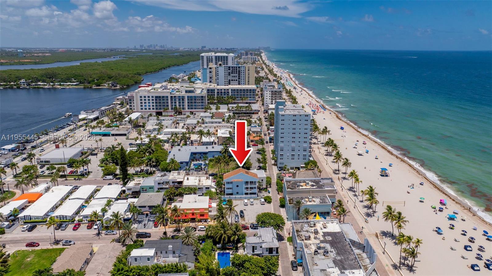 Exceptional and Rare Hollywood Beach Residence with Direct Ocean Views!

Perfectly positioned on the sand and just moments from the renowned Hollywood Boardwalk and its cafés and dining, this fully renovated three-story coastal residence is a rare offering—one of the few homes in Hollywood Beach with direct ocean views.

Designed for effortless living and entertaining, the home features a private elevator, wraparound balcony, and a new chef’s kitchen appointed with granite countertops, stainless steel appliances, and custom cabinetry. The open-concept living area is highlighted by vaulted ceilings, skylights, and striking ocean vistas, creating an airy, light-filled atmosphere.

Outdoor living is equally impressive, offering a Jacuzzi, outdoor bar, summer kitchen, outdoor shower, and generous lounge areas—an ideal setting for relaxing or hosting after a day at the beach.

A compelling choice as a luxury coastal retreat, premium vacation rental investment, or full-time beachfront residence.