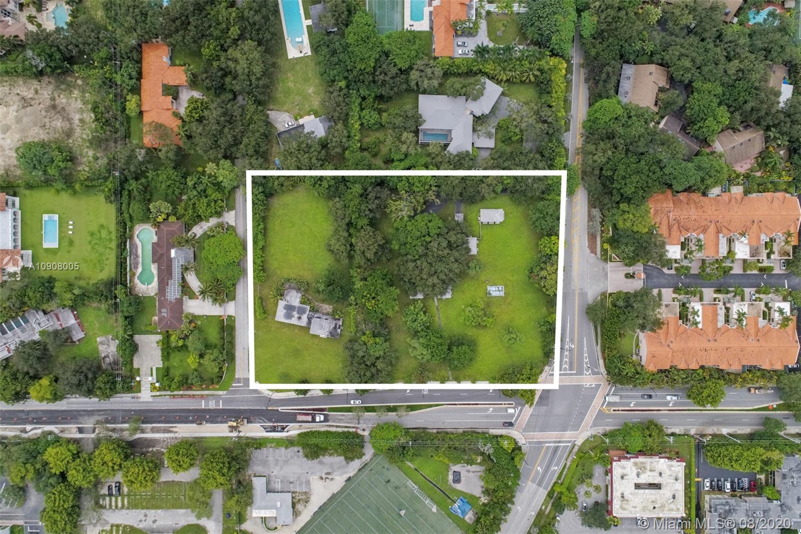 Pinecrest Corner, Located at the intersection of Kendall Drive and SW 67th Avenue is just under 4 acres of prime land in the heart and entrance to Pinecrest. The property is zoned residential, 1 home per acre, and is one of the last remaining parcels of this size that can be subdivided in the Village of Pinecrest. The Property is centrally located, across from Gulliver, blocks away from Dadeland mall, and minutes from Coconut Grove and Coral Gables. Pinecrest Corner offers a rare infill development opportunity in an established, mature market.