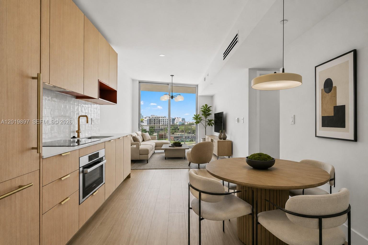 Experience elevated living at The Standard Residences Miami in this brand-new 2-bedroom residence designed for both end users and investors. Featuring modern finishes, spacious interiors, and the flexibility of 30-day minimum rentals, this residence offers the perfect blend of lifestyle and income potential. Residents enjoy an unmatched amenity collection including a rooftop pool with panoramic city and water views, fitness center, spa, coworking spaces, social lounges, pickleball court, karaoke bar, and bowling alley. Indulge in rooftop dining at the iconic Juvia and enjoy the convenience of Rosetta Bakery located at lobby level. Located in the heart of Miami’s vibrant urban core, The Standard delivers a dynamic lifestyle surrounded by top dining, shopping, nightlife, and entertainment. VIRTUALLY STAGED.