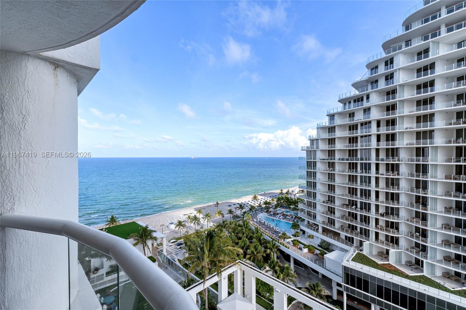 Experience elevated beachfront living in the most desirable south-east facing studio line at the iconic  Ocean Resort Residences that offers delightful Atlantic Ocean views, spectacular sunrises, and optimal natural light throughout the day, all from your expansive private Balcony and floor-to-ceiling glass window.
Designed and furnished with refined contemporary elegance the property features Sub-Zero & Wolf kitchen appliances, convertible sofa-bed, spa-inspired marble bath, and seamless indoor-outdoor living spaces curated to luxury hotel standards.

Ownership includes access to world-class resort amenities: oceanfront heated pool & whirlpool , beach chairs and umbrella service, full-service spa, state-of-the-art fitness center, signature restaurant and poolside dining, 24-hour concierge, valet, housekeeping, laundry services and in-suite dining.

A true condo-hotel opportunity, perfectly suited for the investor seeking an elevated luxury vacation home that also delivers strong cash-flow potential. Enjoy the flexibility of personal use while benefiting from the professionally managed rental program, for maximum convenience.
This unit is not enrolled in the hotel rental program, offering the new owner a rare opportunity to operate it as a self-managed daily rental. Ideal for investors seeking greater flexibility and control, the property allows you to maximize income potential while enjoying personal use on your own terms.