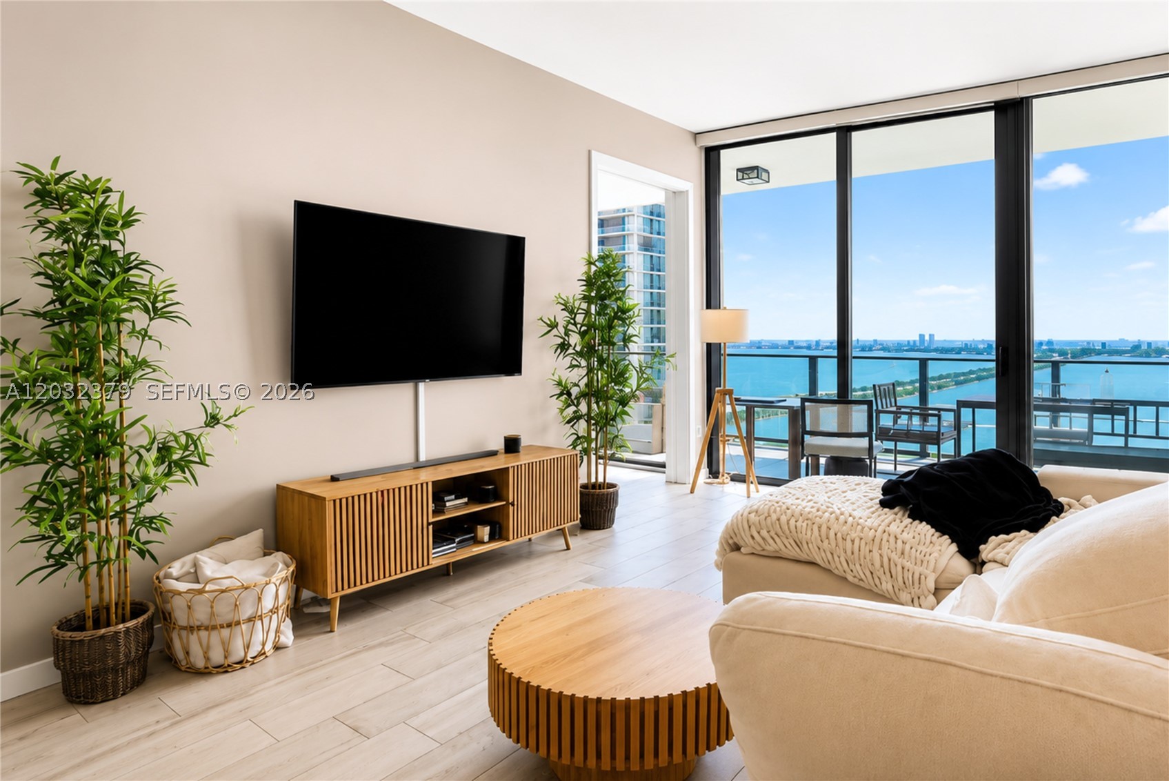 Trendy GranParaiso located in Edgewater, Miami’s hottest new neighborhood. Beautiful 2 bedrooms/3 bath plus DEN with floor to ceiling windows and easy access to the balcony with   breathtaking BAY VIEWS! 10 FT ceilings, porcelain floors throughout, finished custom closets, electric blinds, wolf appliances, and sub-zero refrigerator. Designed by architecture Piero Lissoni and landscaping designed by Swiss landscape architect Enzo Enea. Wonderful amenities like kids play area, clubroom, exercise room, golf,theatre,pool,spinning, spa/hottub, hamam, bowling room, tennis court and access to GranParaiso beach club.Located on Biscayne Bay, GranParaiso’s Beach Club features a restaurant by award-winning chef Michael Schwartz with elegant indoor and outdoor dining.Centrally located in North Edgewater with easy access to I-95, Miami Beach and the Design District.