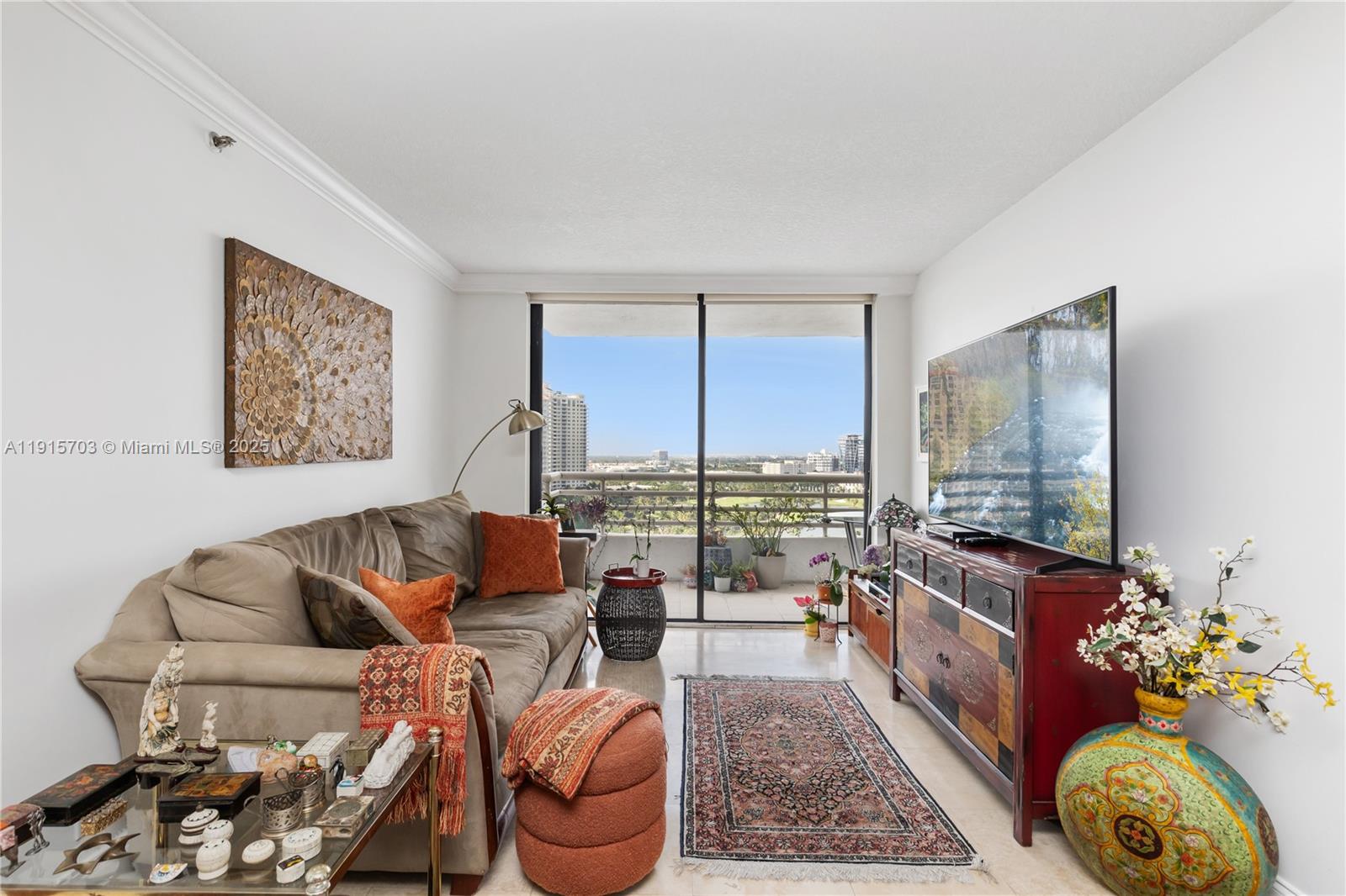 Beautiful and spacious 2-bedroom, 2-bath residence on the 16th floor of Parc Central Aventura East. This upgraded unit features a large open living area, a second bedroom/den with full privacy, and two full bathrooms. Updated with new A/C (3 months), new microwave, and hurricane-impact windows. Enjoy beautiful partial water views overlooking the lagoon, Intracoastal, and resort-style pool area. Resort-style amenities include heated pools, gym, hot tub, 24-hour valet, security, and concierge. Excellent location—minutes to Aventura Mall, beaches, golf course, and the Brightline station. One assigned parking space included; second space available for $75/month via valet. Move-in ready and very easy to show. -VIEW BROKER REMARKS FOR SHOWING