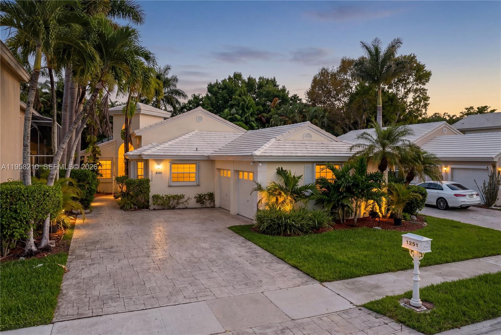 Make this beautiful home yours and have a golf course in your backyard!
This charming & meticulously maintained home sits on a lush, palm-lined street in one of Pembroke Pines’ most desirable neighborhoods. Nestled in a gated, resort-style golf course enclave, this property offers a tranquil and secure setting with 24/7 security. Only one owner-home is spotless and has been recently updated with new flooring, paint, plus upgraded kitchen and bathrooms. The curb appeal is undeniable, with a freshly manicured lawn, tropical landscaping, and a wide stamped-concrete driveway leading to a spacious 2-car garage. 
By appointment only, please text or use Show Assist.