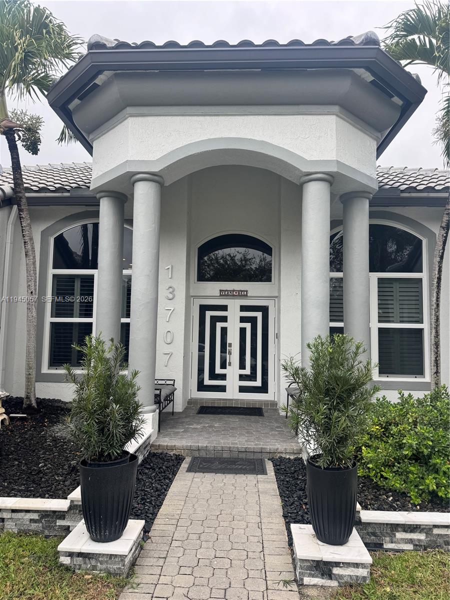 Pembroke Falls most beautiful corner house in prestigious Edge Water available for Sale: FULLY REMODELATED!! Impeccably Clean 4 Bedroom + Office, 3 Bath, Monterey Model Pool Home. Welcome to this beautifully maintained home located in the heart of Pembroke Pines. Situated in a desirable, family-friendly neighborhood, this residence offers a spacious layout filled with natural light, perfect for both everyday living and entertaining. Enjoy a well-appointed kitchen, comfortable living areas, and generously sized bedrooms designed for relaxation. The outdoor space is ideal for gatherings or quiet enjoyment, with room to create your own private oasis. Home Features an Open Floorplan, Kitchen with Granite Counter Tops, Cooking Island, New Stainless Steel Appliances, Spacious Master Bedroom, Neutral Tile, Bermuda Shutters, Utility Room, Newer A/Cs, Large Covered Porch and Patio, Refreshing Custom Lap modern decorated Pool & Spa, Natural Gas BBQ, Accordion Hurricane Shutters, and anti-impact windows, awnings, new outdoor landscaping, Oversized Fenced Corner Lot with Circular Driveway and a huge garden area. Conveniently located near top-rated schools, parks, shopping, dining, and major highways, this home combines comfort, location, and lifestyle. A must-see opportunity in one of Pembroke Pines’ most sought-after communities Home Exudes Pride of Ownership!!!