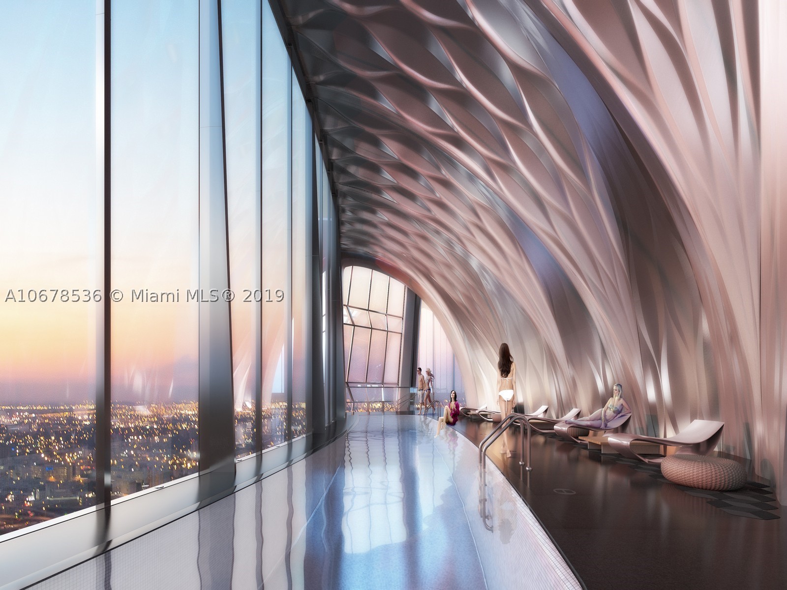 One Thousand Museum by Zaha Hadid, Miami's most prestigious new residential tower, blurs the lines between art and architecture. This limited collection of museum-quality homes offers an unprecedented level of service and amenities. 4 bedrooms plus service quaters and 5.5 bathrooms, family room, custom closets and flooring.
