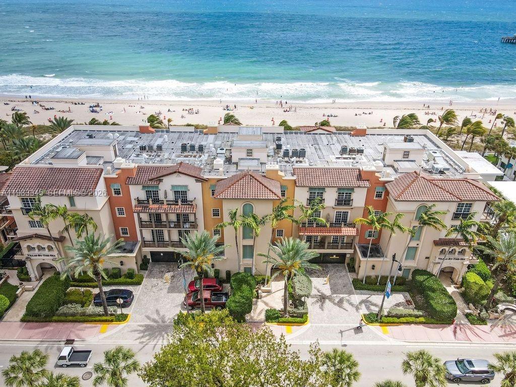 Direct Oceanfront Condo Unit with one of the largest Balcony's in South Florida and the largest balcony in this complex!! The Balcony Space is well over 1000 Sq Ft and excellent for entertaining large gatherings - Fully Furnished and Turnkey Ready!!  10 Foot Ceilings - Just under 1300 Sq Ft of Living Space - Both Bedrooms contain Ocean Views - Pet Friendly - Walking distance to Lauderdale By The Sea Beach Restaurants and shops - 2 Covered Garage Parking spaces - Amenities Include: Heated Pool with Ocean Views and Cabanas, Fitness Center, BBQ Grill and Kitchen Area - Very Secure Building and Community (Security Patrol) - 600 Ft of Private Beach - Additional Storage - Can Rent up to 3 times per year - This is a very rare unit and won't last long!!