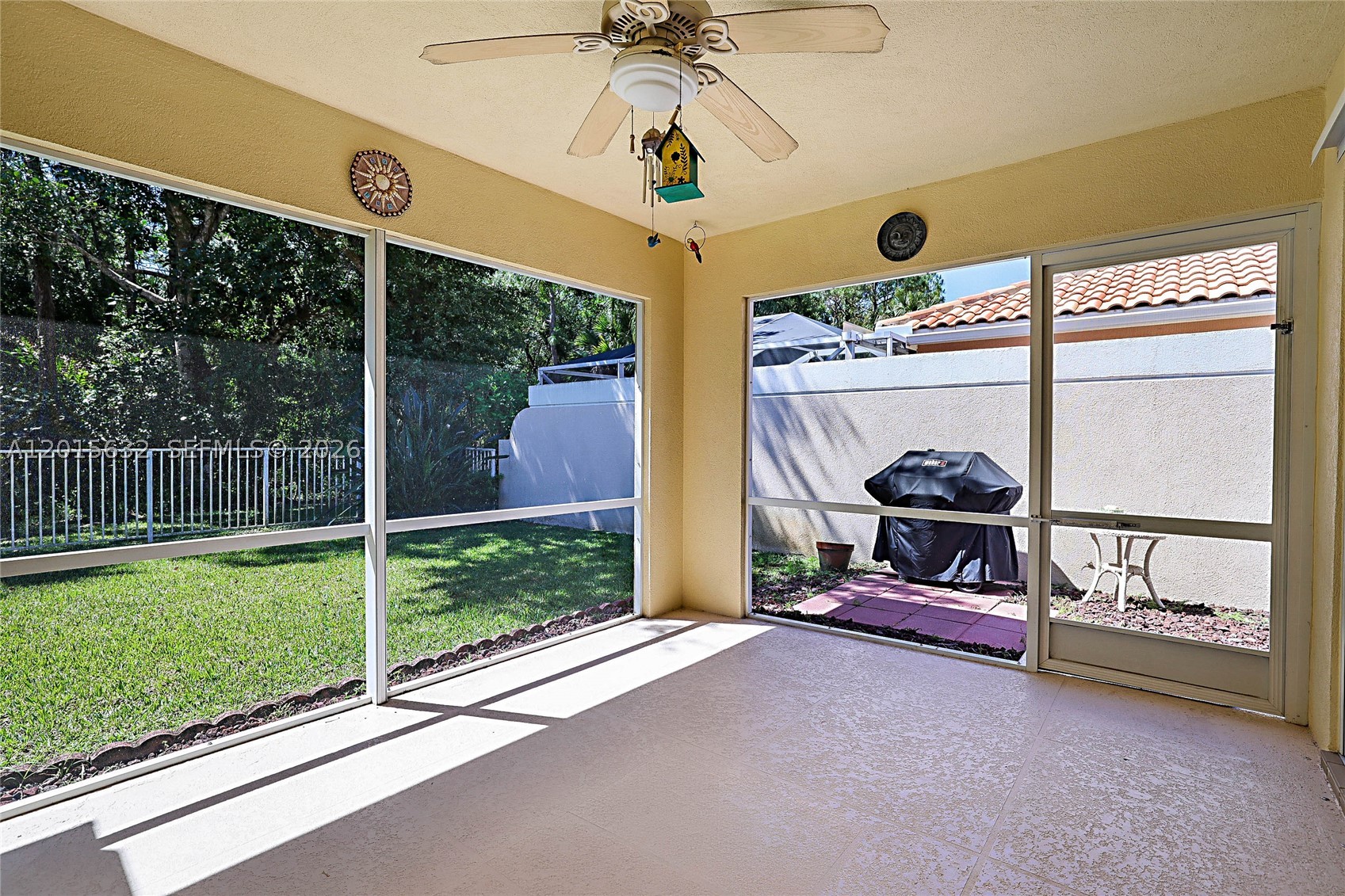 Want a home with fewer worries and more privacy? This 2-bedroom, 2-bath DiVosta quality built villa offers something increasingly difficult to find in today's market: A move-in-ready home where the major work is already done. A new metal roof installed in 2026 eliminates one of the biggest expenses facing Florida homeowners, while the private preserve backdrop creates a sense of tranquility rarely found at this price point.
Inside, the bright open layout lives comfortably with a split-bedroom design, granite countertops, newer appliances, and a screened lanai that feels like a natural extension of the living space. Beyond the front door, enjoy a gated community with optional public golf, tennis, pickleball, community pool, miles of sidewalks, and clubhouse dining—all without mandatory country club fees. Even better, landscaping, high-speed internet, and cable TV are all included in the low HOA of $322. Lock the door and travel, or stay all year. Either way, this is Florida living made easy!