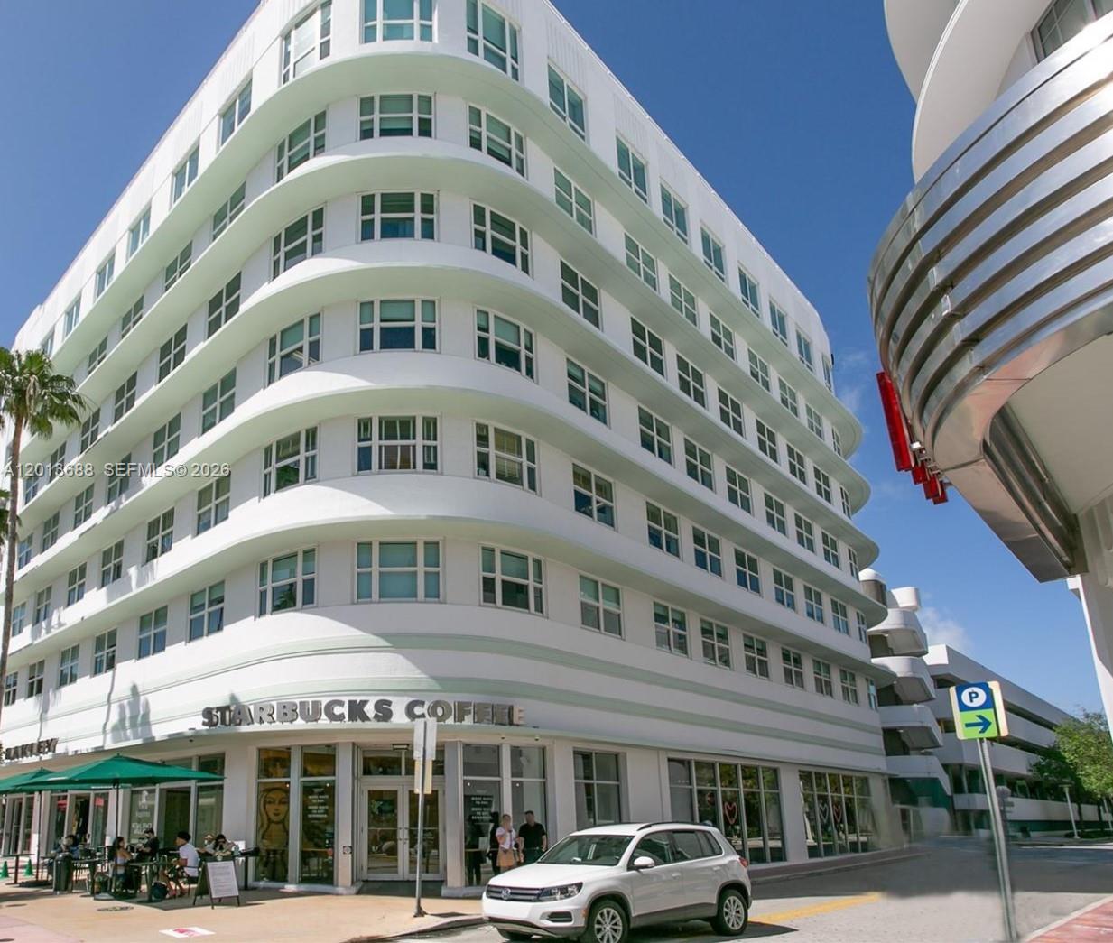 Office space with world-renowned Lincoln Rd address in Art Deco Streamline Modern landmark: Spacious unit-perfect mix of private office, open work & conference space. Situated in Miami Beach’s premier location, it’s steps from the newly renovated Miami Beach Convention Center, New World Symphony, City Hall, major hotels, popular restaurants, and three parking garages within a one-block radius. Electric, water, trash removal, cleaning and janitorial included in maintenance fees. Property management on site. 24h work building.