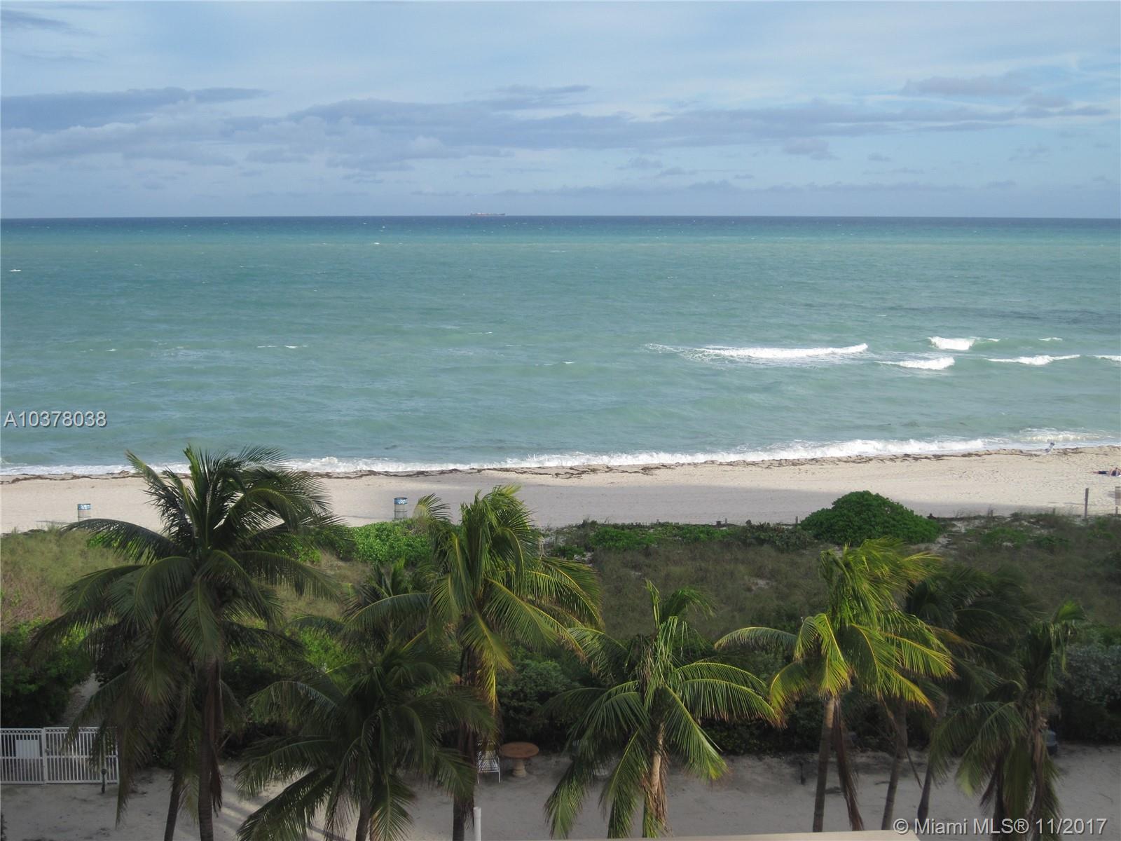 Panoramic Ocean views from every room sitting right on the sandy Miami Beach and Oceanfront! lots of light, plenty of Closet space with Eat in Kitchen REDUCED AND OPEN TO OFFERS. Millionaires Row! OPEN Spaces with LOTS of POTENTIAL- Perfect for Buyer with Vision & Ready to Renovate! New Hurricane Impact Windows and Balcony Door. FANTASTIC LOCATION-Walking Distance to Eden Roc, Fontainebleau, Boardwalk to South Beach Cafes', Shopping and Night Life. Beachfront Condo ,Heated Pool, Kiddy Pool, Jacuzzi, Gym, Barbecue Area, Club House, Library, 24 Hr Lobby Attendant, Valet Parking and Laundry Facility on each floor and Ocean Access.
 EASY TO SHOW VACANT

Building is under renovations/Special Assessment to be paid at Closing.
