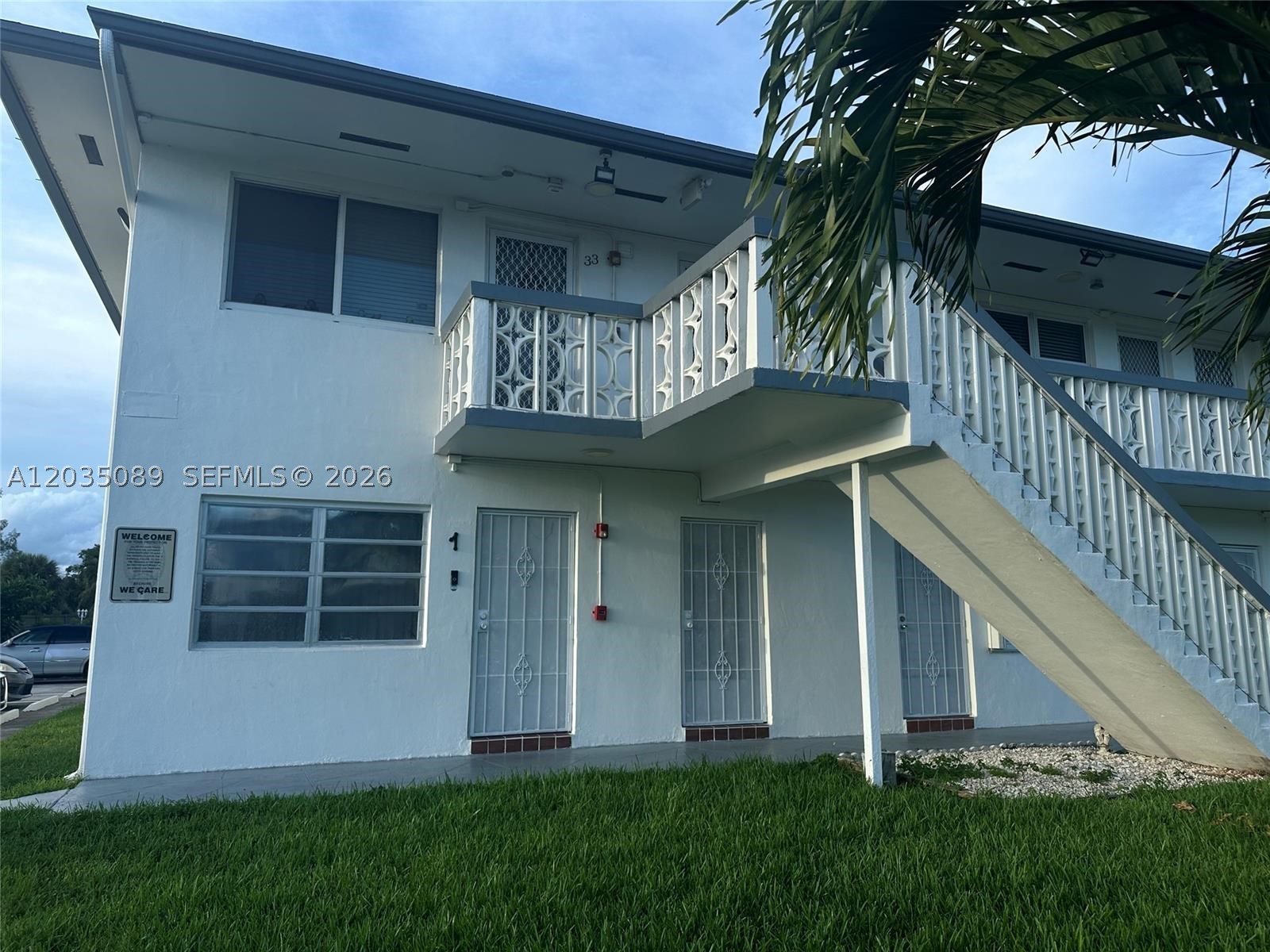 Move-in ready 1st-floor Corner unit featuring 2 spacious bedrooms and 1.5 bathrooms with beautiful canal on backyard in a HOPA community. Enjoy an updated kitchen, newer electrical, renovated plumbing, and a beautifully remodeled master bathroom with double closet. The unit includes a washer/dryer, extra storage space in the half bath, tile floors throughout, and fresh interior paint. Assigned parking is conveniently located right in front. Enjoy peaceful mornings or evenings on your private patio, surrounded by the community’s tranquil setting. Residents benefit from fantastic amenities, including a clubhouse, pool, and social activities. NEW ROOF recently installed. NO ASSESSMENTS. Ro-Mont community located close to Aventura Mall, supermarkets, restaurants, banks, and medical facilities, with easy access to Interstate 441/State Rd 7. The community also offers a courtesy bus for shopping trips.