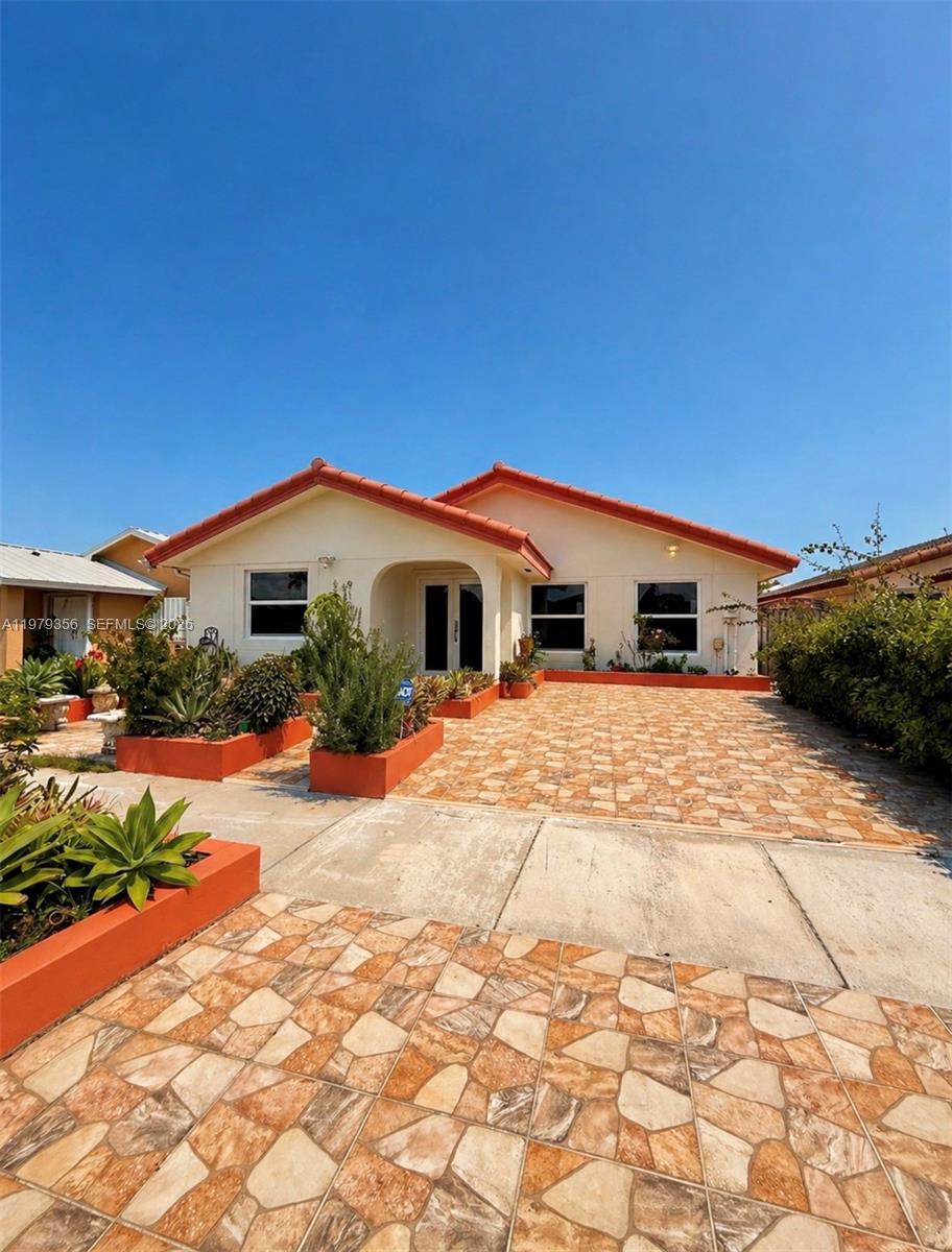 Discover peaceful cul-de-sac living in this charming 4-bedroom, 2-bath single-family home offering 10k seller contribution towards buyer’s closing costs and fees, with a full asking price offer. Nestled on a quiet cul-de-sac, this well-maintained residence offers the perfect blend of comfort, convenience, and modern updates. Step inside to find a welcoming layout featuring beautiful wood kitchen cabinets paired with sleek granite countertops—ideal for everyday meals or entertaining guests.
Both bathrooms have been thoughtfully refreshed: one is brand new, while the other has been fully remodeled for a fresh, spa-like feel. New water heater 2026, A/C New 2025, Impact-resistant windows and doors provide added security and energy efficiency, and the roof has been meticulously cared for over the years. You’ll also appreciate the newer (just 2 years old) water heater, ensuring reliable performance without immediate worries.
Outside, enjoy your own private backyard retreat—perfect for relaxing, gardening, or playtime—plus an ample side gate entrance for easy access & extra storage.
This move-in-ready gem combines practical upgrades with a serene, family-friendly location. Don’t miss your chance to make it yours—schedule a showing today!