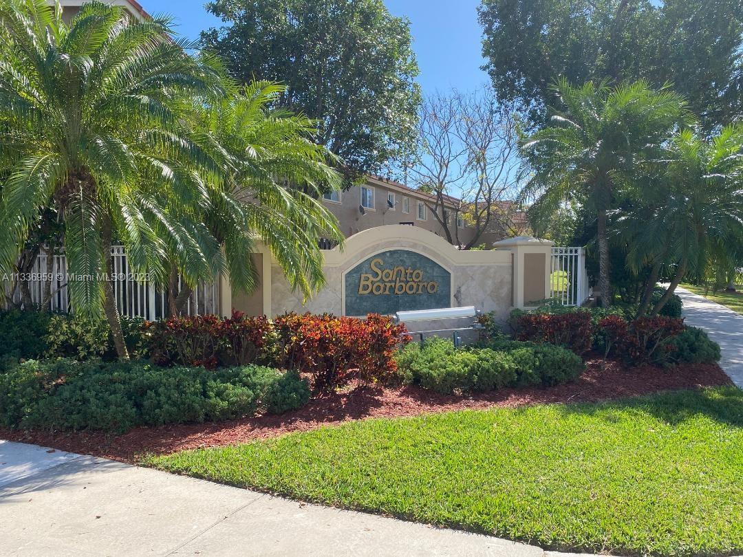 Cutler Bay - Santa Barbara Townhomes- Gated secured entry - Garage- 2 story 3 bedroom 2  1/2 bath, large rear patio overlooking baseball field, quiet street, community pool, child play area, Dead End street, no neighbors in rear, Townhome just painted, wood bloors up, tile floors down, All appliances in like new condition, washer and dryer 
Note: Tenant must have good credit, rental history, stable job. No PETS