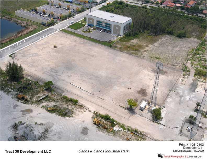 SIZE:    4.72 + Acres (205,603 SF)  FRONTAGE:   330' + Frontage on NW 102nd Avenue  ZONING:   IC, Light Industrial (City of Doral)  PERMITTED USES: Industrial and Office