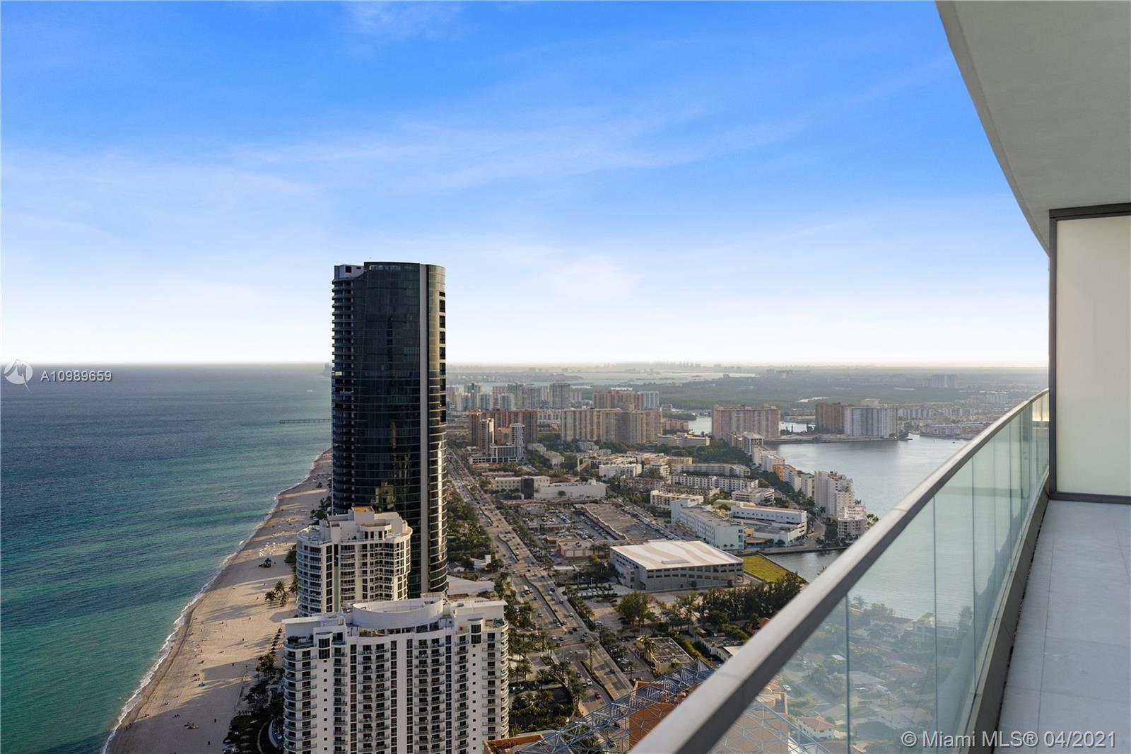 Residences By Armani Oceanfront unit! 4 bedrooms, 5.5 bathrooms + den boasting a total of 4,062 SQ FT. Flow through residence featuring unobstructed views of the Atlantic Ocean and Intracoastal w/floor to ceiling windows, volume ceilings, split floor plan, marble floors throughout and 2 private terraces w/a summer kitchen. Private elevator lobby finished w/wall covering, finished closets in all bedrooms, and black out shades. Unparalleled amenities and 5 star service includes Oceanfront Pool + Bar, Restaurant, Spa & Fitness Center, Grand Lobby and Bar Lounge, Cigar and Wine Room, Children's play area, Concierge, Security and Valet and more.