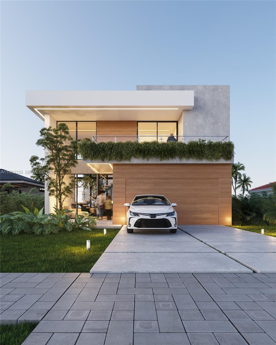 Welcome to an exceptional new construction residence in the heart of Little Gables, where striking modern architecture meets refined South Florida living. This thoughtfully designed home offers 3,125 square feet of living space, featuring 4 bedrooms, 5 bathrooms, a 2-car garage, and a resort-style pool.

From the moment you enter, the home impresses with dramatic architectural details, soaring ceilings, and expansive glass that fills the interiors with abundant natural light. The open-concept floor plan seamlessly connects the living, dining, and kitchen areas, creating an ideal setting for both everyday living and elegant entertaining. Warm wood finishes, clean modern lines, and premium materials deliver a timeless yet sophisticated aesthetic throughout.

The chef’s kitchen serves as the centerpiece of the home, complete with custom cabinetry, an oversized island, and high-end finishes, flowing effortlessly into the main living areas and outdoor spaces. Sliding doors open to a private backyard oasis with a pool and landscaped surroundings, perfect for relaxing or entertaining year-round.

Upstairs, generously sized bedroom suites offer privacy and comfort, each with its own well-appointed bathroom. The primary suite provides a serene retreat with a spa-inspired bath and tranquil views.
