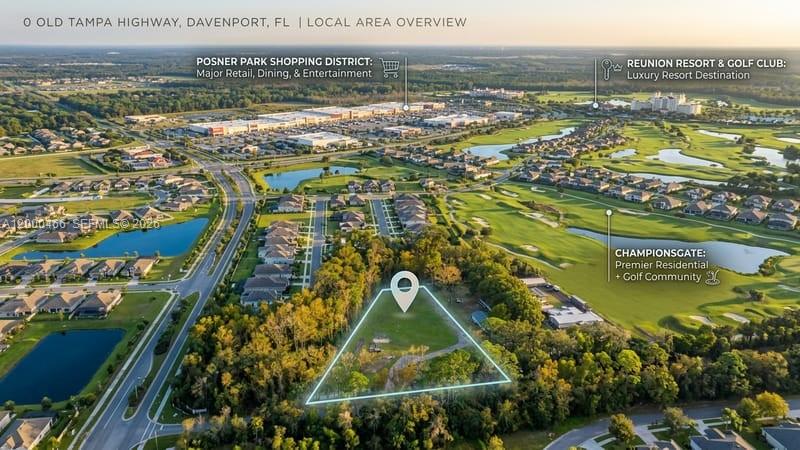 Rare 0.70-acre Opportunity Zone parcel located in one of Davenport’s fastest-growing corridors. Zoned US-M, this cleared and buildable property offers exceptional flexibility for residential development, business use, investment, or long-term land holding. Ideal for buyers looking to build a custom home with an ADU while also creating space for a nursery business, RV storage, trucking/logistics operation, farmers market, or future expansion opportunities. Strategically positioned near major roadways and ongoing area growth, this property offers strong potential for appreciation and increased visibility over time. Existing well and septic already in place. Adjacent Parcel B is also available, creating a combined ~1.40-acre development opportunity. A rare chance to secure a versatile property in the heart of Central Florida’s expanding market.