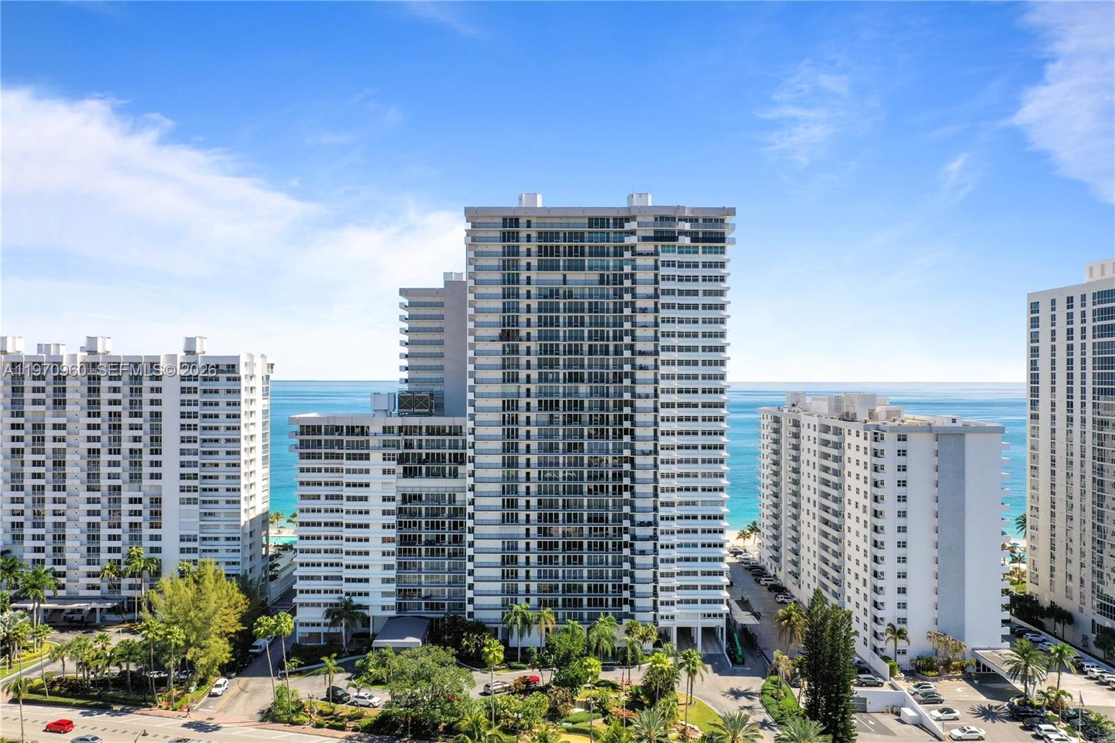 Ocean Views! Move-in ready beachfront furnished condo with ocean views from the inside the unit and from the large balcony. This spacious 2-bedroom, 2-bathroom condo offers 1,650 sq. ft. of space and has a semi-private elevator leading to the double-door entry, an open living and dining room, generous closet space, and a separate laundry room with full-size washer and dryer. Buyer to take over the hurricane window contract in the amount of $32k, to be added to/in addition to the asking price amount of condo. The windows have not been installed yet. This luxury beachfront building has amenities including: 24-hour doorperson, state-of-the-art exercise room, sauna, infinity saltwater pool, and social room with chef's kitchen & game room. Includes 1 assigned garage parking space, 1 vehicle permitted per association rules. Guest parking for guests. Leasing ok after 1 year ownership, for min 4 months. No pets. Great location: on beach, near restaurants, stores, tennis, golf, Las Olas Blvd & more. Listing is subject to errors, changes, & omissions without notice, information in this listing is not warranted or guaranteed & must be confirmed by Buyer.