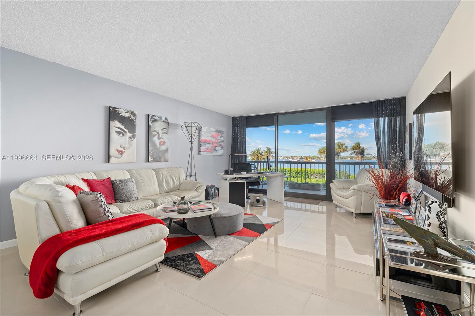 Experience true beach living in this beautifully upgraded residence, located in the newly renovated Meridian building. This sunlit 2-bedroom, 2-bathroom condo is Fully Furnished and move - in ready, with brand new impact sliders and an expansive outdoor balcony with breath taking intracoastal views. Offering resort-style amenities, including direct access to the beach, this is truly a premier Palm Beach location just minutes from shopping, dining, and culture. Seller pays any assessments at closing