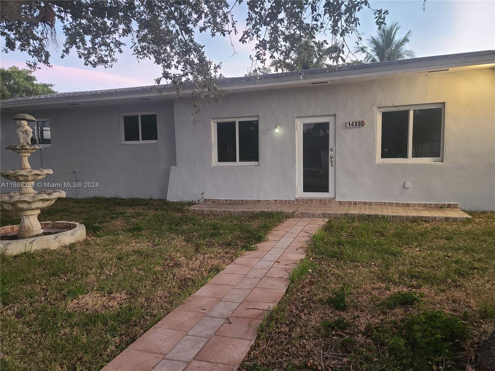 VERY SPACIOUS TOTALLY RENOVATED 4 BEDROOM 2 BATH-CORNER LOT HOME 8,295 SQ FT (79 FT BY 105 FT)
BIG ENOUGH TO BUILD A POOL or STORE YOUR BOAT or RV-THE FOURTH BEDROOM CAN BE CONVERTED TO A 
IN-LAWS QUARTERS FOR ADDITIONAL INCOME-NEW ROOF-NEW AIR CONDITIONER-NEW KITCHEN CABINETS
NEW INPACT WINDOWS.CLOSE TO SHOPPING CENTERS and SCHOOL.CALL LISTING AGENT TO VIEW PROPERTY.