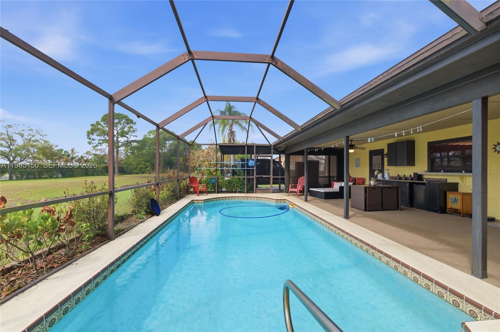 Beautiful home with pool located on an oversized corner lot with no neighbors to the back or side, offering extra privacy. This property features a 2018 roof, spacious layout, and plenty of outdoor space perfect for entertaining or relaxing. Conveniently located near shopping, dining, and major highways. 
The property includes an active transferable home warranty currently in place.Conveniently located near the Turnpike, I-95, shopping, and dining. No HOA.
Furniture is negotiable