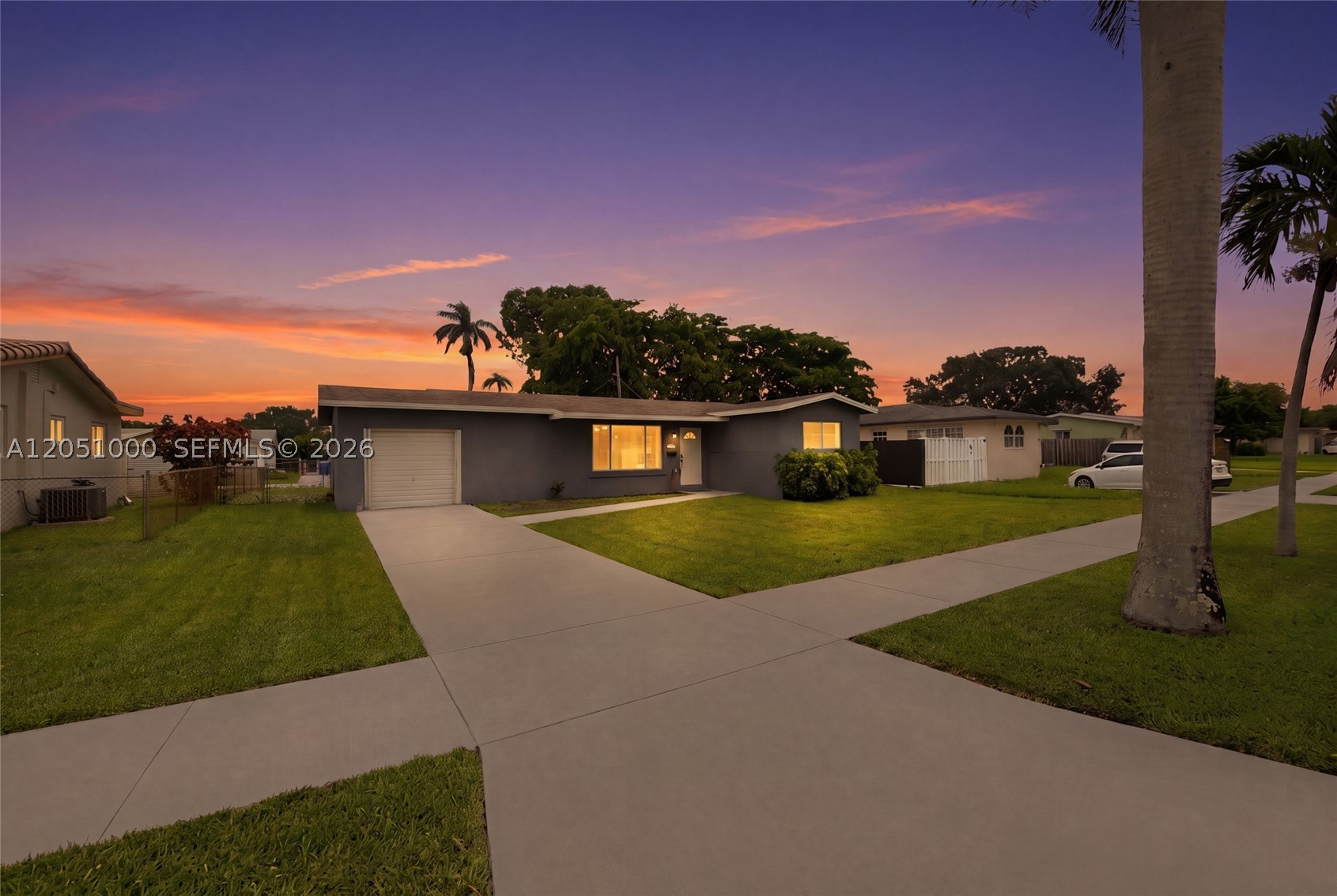 Space, Style, And Location — This Is The One! Situated On An Oversized Lot With An End-To-End Entrances And A 1-Car Garage, This Beautifully Maintained Single-Family Home In The Heart Of Hollywood Delivers Comfort And Functionality At Every Turn. Tile Flooring Flows Throughout The Entire Home, Complemented By An Abundance Of Natural Light That Fills Every Room. The Expansive Living Room And Spacious Dining Area Create A Perfect Setting For Everyday Living And Entertaining. The Well-Appointed Kitchen Features Stainless Steel Appliances, Wood Cabinetry, Granite Countertops, Recessed Lighting, A Side Entrance, And Generous Storage Space. The Primary Bedroom Offers Recessed Lighting, Natural Light, And A Spacious Walk-In Closet, While The Ensuite Bathroom Boasts A Floor-To-Ceiling Tiled Walk-In Shower And A Crisp White Countertop Vanity. Secondary Bedrooms Are Bright With Closets And Share A Spacious Common Bathroom With A White Vanity And Shower/Tub Combination. French Doors Lead To A Large Sun Room — Ideal For Relaxation Or Entertaining Year-Round. Perfectly Located Minutes From The Famous Hollywood Beach Broadwalk, Young Circle Arts Park, Top Dining, Shopping, And With Easy Access To I-95 And US-1 — Commuting To Miami Or Fort Lauderdale Is A Breeze. Schedule Your Showing Today!