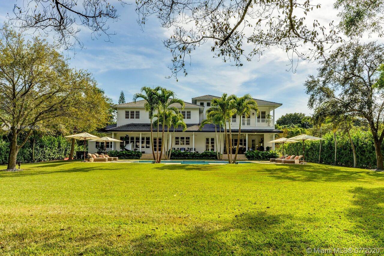 Beautiful two-story plantation style home in North Pinecrest designed by architect David Johnson! This gorgeous over 9,000 Total SF home sits on a 38,768 SF lot with 7 bedrooms, 8.5 bathrooms, and 3 car garage. Features include state-of-the-art appliances, stunning wood and marble floors, french doors, an elevator, gorgeous outdoor kitchen, a wine cellar, vaulted ceilings, swimming pool, security cameras, smart home automation, large master suite, and many more. Within close proximity to the top schools, tropical parks, and many local hotspots.