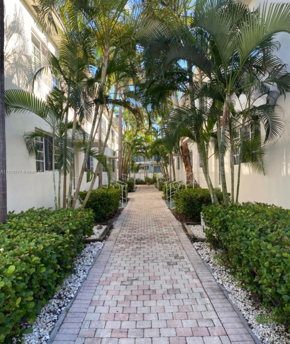 This exquisite condo, featuring 2 bedrooms and 1 bathroom, embodies the perfect fusion of comfort. Spanning 931 sqft, this unit is a rare gem situated the heart of Miami Beach. Picture yourself waking up each morning and taking a leisurely 5-minute stroll picturesque Miami or North Shore Park, where you can bask in the sun, sand, and surf at your convenience. Highlights of this property include oak wood floors, stainless steel appliances, granite countertop with undermount sink, ceiling fans, walk-in closets in every, front and back door access with a quaint patio, a new washer and dryer, high-impact windows, a new roof, and everything maintained in condition. Additionally, the property offers an assigned street parking.