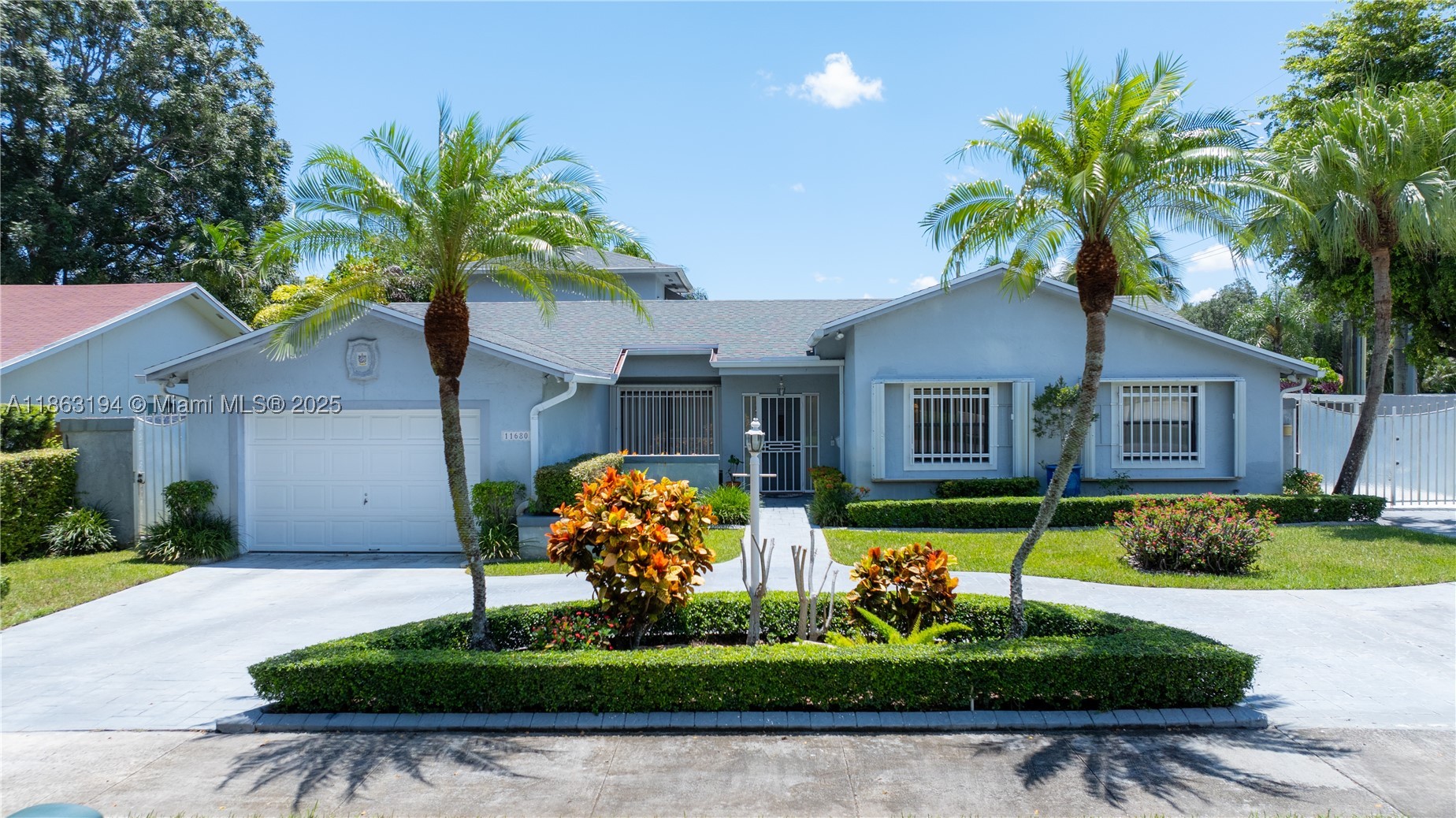This 4-bedroom, 3.5-bath Kendall pool home combines space, flexibility, and location on a quiet cul-de-sac. A standout feature is the legal two-story guest suite with its own private entrance and working elevator, ideal for in-law quarters, extended family, a home office, or flexible living space. The main home lives bright and comfortable, with a family room, formal dining area, and Florida room that opens to a resort-style pool and spa with brick-paver decking and a covered patio designed for relaxing or entertaining. City gas and a whole-home standby generator add everyday convenience and peace of mind. Built with solid CBS construction, the property also features a two-car garage, circular drive, and a fully walled and gated lot for added privacy. Located just moments from Baptist Hospital, Kendall Drive, shopping, and dining, this well-maintained home gives its next owner the opportunity to update finishes over time and make it their own in one of Kendall’s most convenient locations.