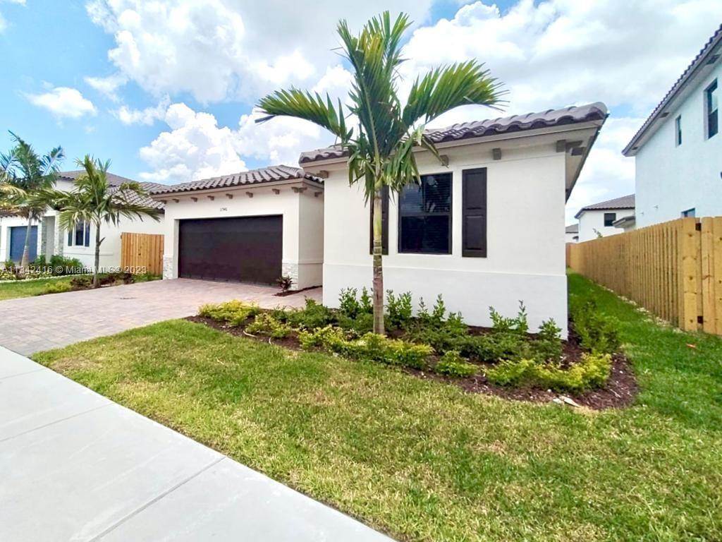 BRAND NEW HOME IN DESIRABLE QUITE NEW DEVELOPMENT BY LENNAR. 4 bed/ 3 bath. 2-CAR GARAGE +2-CAR DRIVEWAY. NICE AND FAMILY FUNCTIONAL LAYOUT. OPEN CONCEPT KITCHEN. SS APPLIANCES.  SPACIOUS SPACES. LARGE BACKYARD FENCED . CONVENIENTLY LOCATED TWO BLOCKS AWAY FROM FL TURNPIKE. RIGHT OFF AT EXIT 9 AND THE US1. CLOSE TO GREAT SCHOOLS, SHOPES, RESTAURANTES, ENTERTAINMENTS, THE BLACK POINT PARKS AND MARINA. 15 MIN TO MIAMI INTNL AIRPORT. 30 MINUTES TO THE KEYS. FENCED BACKYARDS. HOA APPLICATION REQUIRED. READ BROKERS REMARKS FOR INSTRUCTIONS